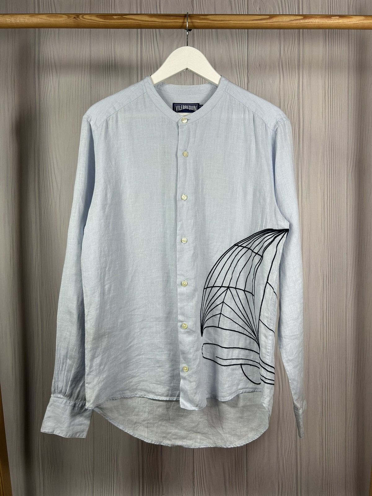 Vilebrequin Rare Vilebrequin Linen Shirt Size M Sailboat Embroidered Size US M / EU 48-50 / 2 - 1 Thumbnail