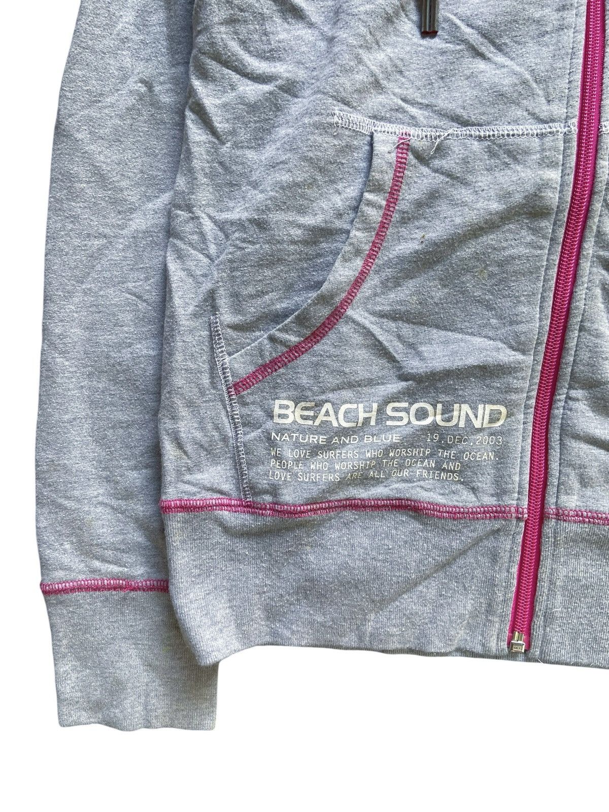 Japanese Brand JAPANESE BEACH SOUND ZIP HOODIE Size US S / EU 44-46 / 1 - 10 Thumbnail
