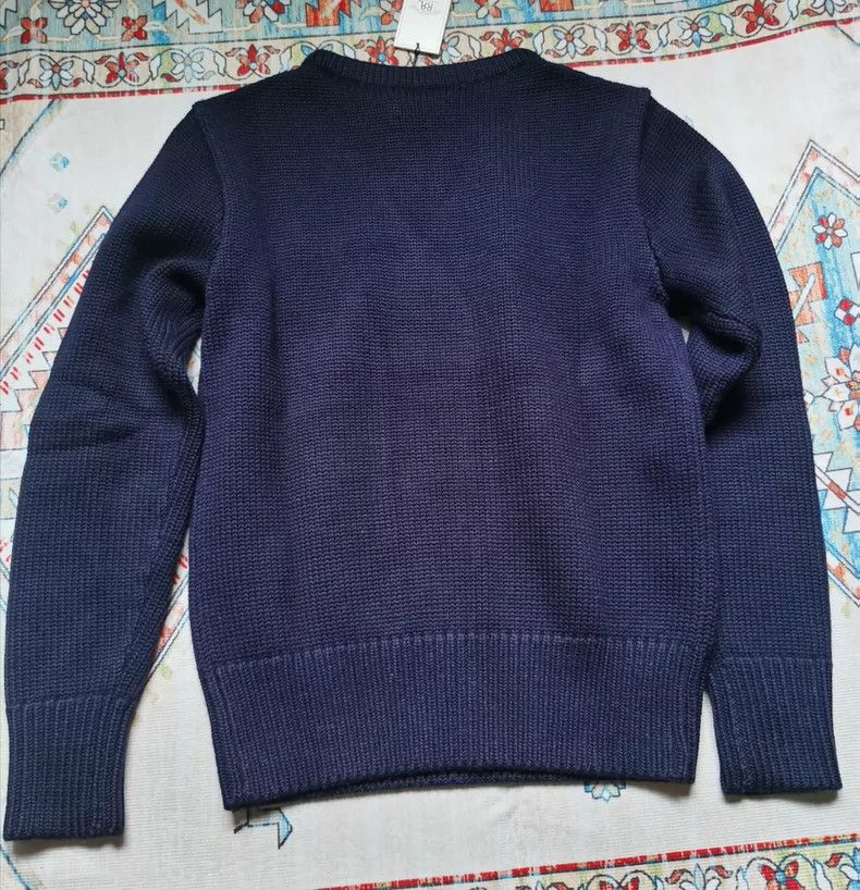 RRL Ralph Lauren RRL Ralph Lauren Retro navy pullover wool knit sweater, sw Size US S / EU 44-46 / 1 - 3 Thumbnail