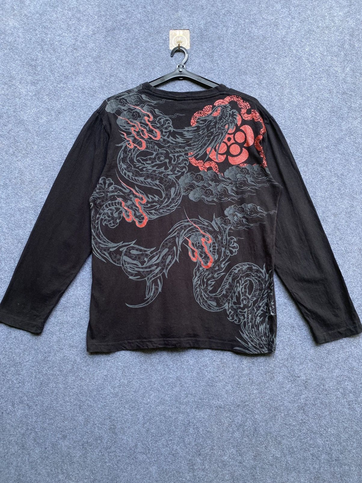 Japanese Brand Bullet noise dragon long sleeve tshirt Size US L / EU 52-54 / 3 - 10 Thumbnail