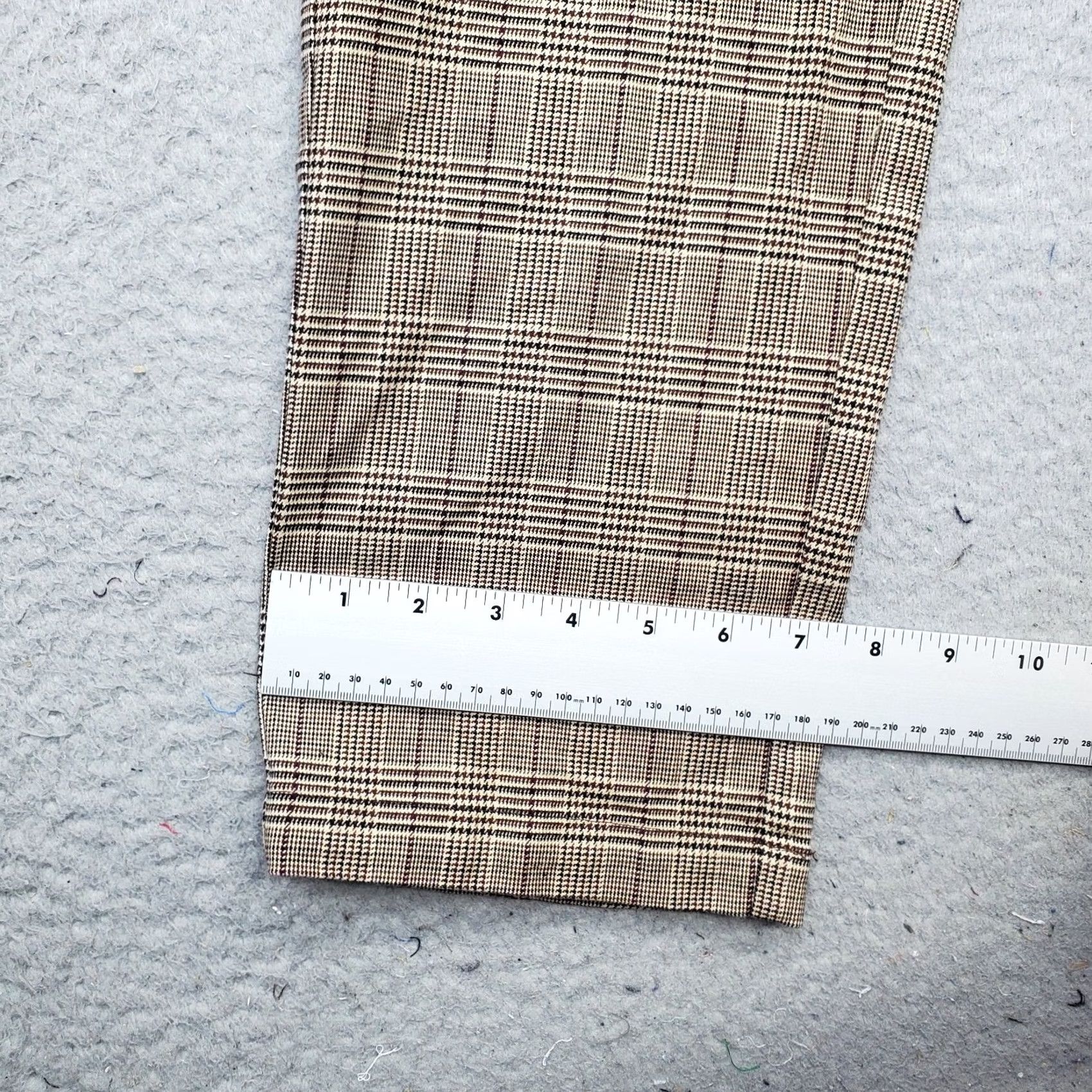Dockers DOCKERS Pants Womens 8M Multi Houndstooth Plaid Stretch Tapered Regular Waist Casual Sh... Size 30" / US 8 / IT 44 - 5 Thumbnail