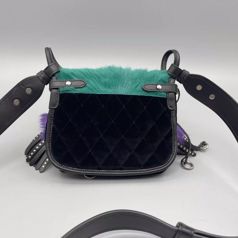 Prada Prada Pony Hair Fringe Crossbody Bag -2505 Size ONE SIZE - 2 Thumbnail