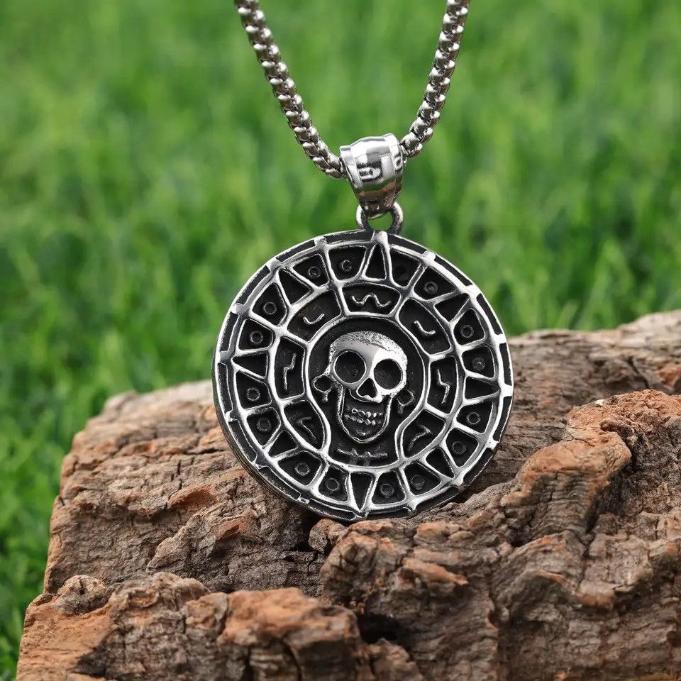 Jewelry Skull Pendant Necklace Size ONE SIZE - 3 Thumbnail