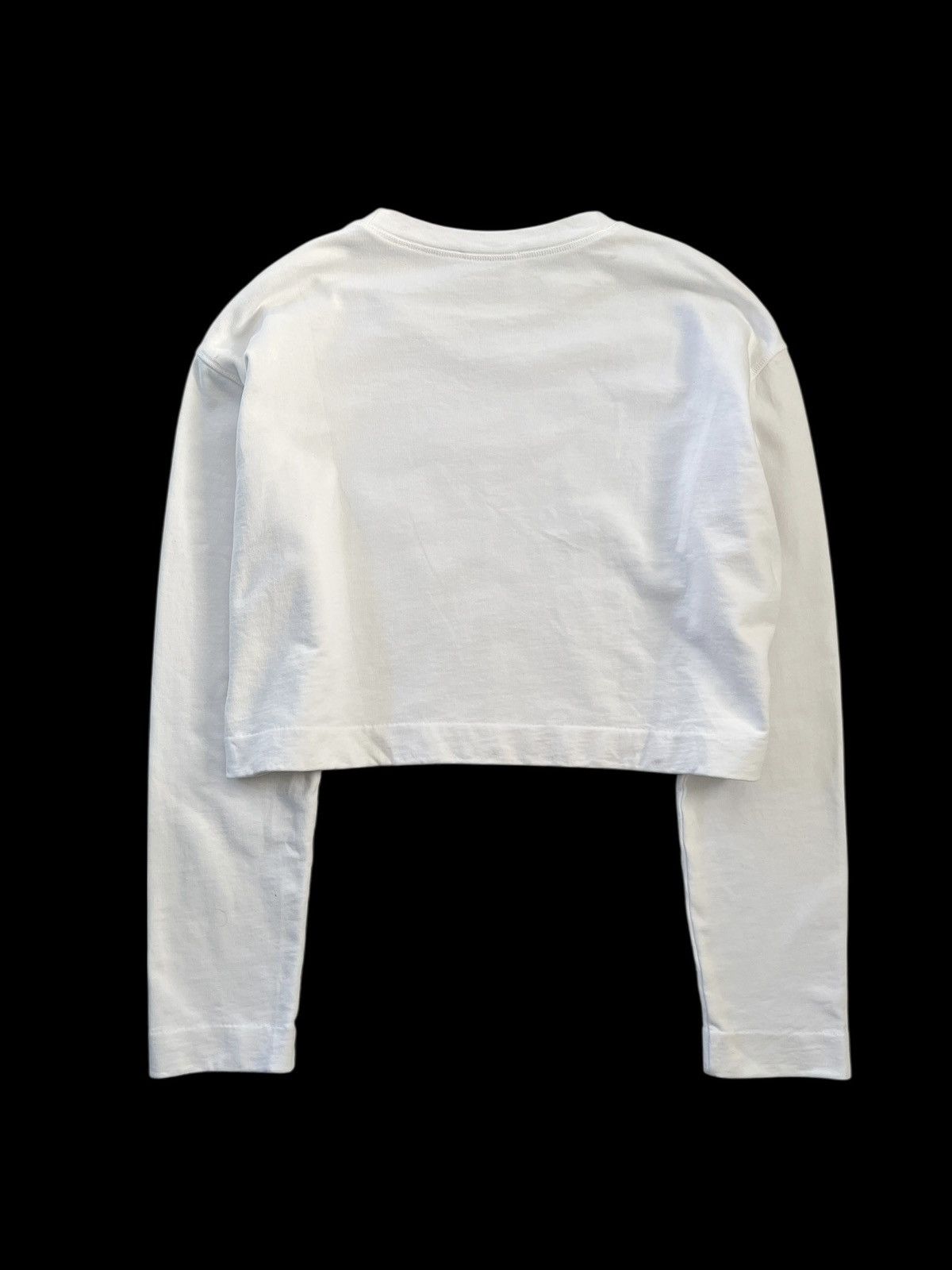 Acne Studios Acne Studios Odice Emboss Cropped Sweater Size M / US 6-8 / IT 42-44 - 4 Thumbnail
