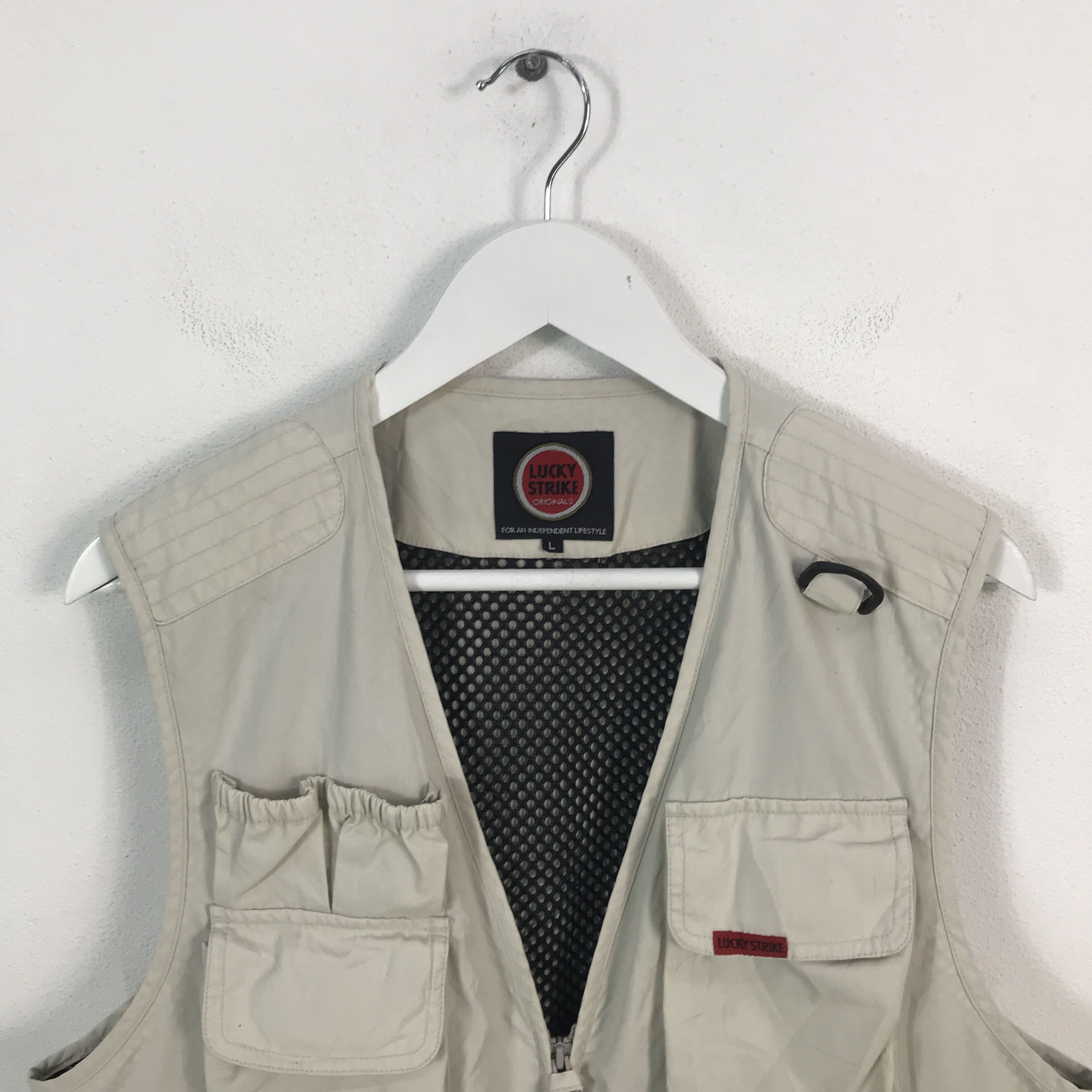 Japanese Brand Lucky Strike tactical vest motorsport brand Size US L / EU 52-54 / 3 - 2 Thumbnail