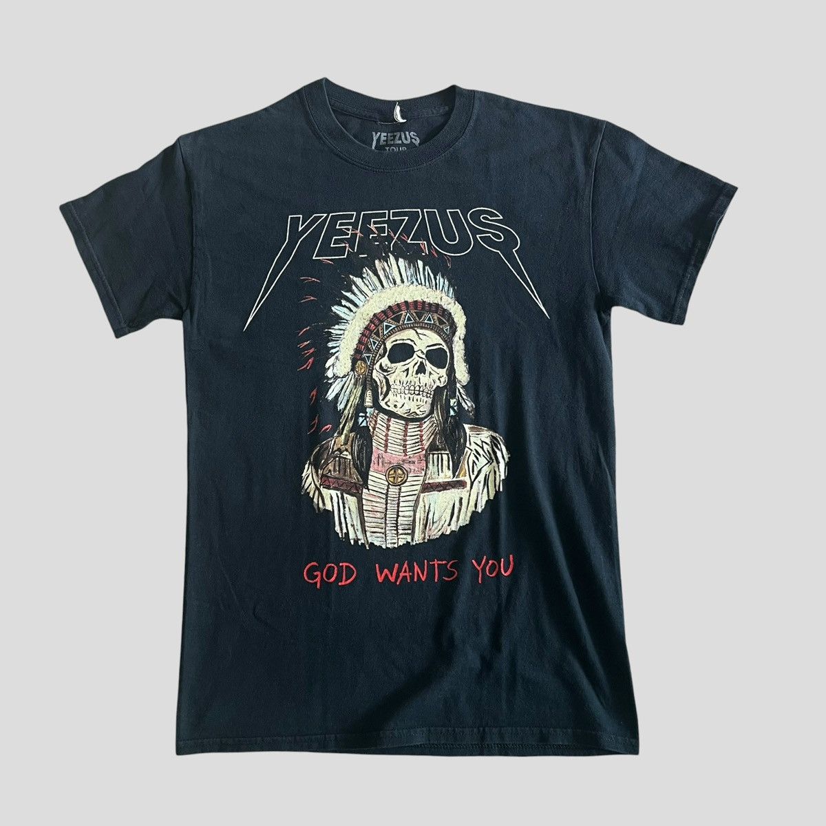 Kanye West Yeezus God Wants You Tour T-Shirt 2013 Rap Merch