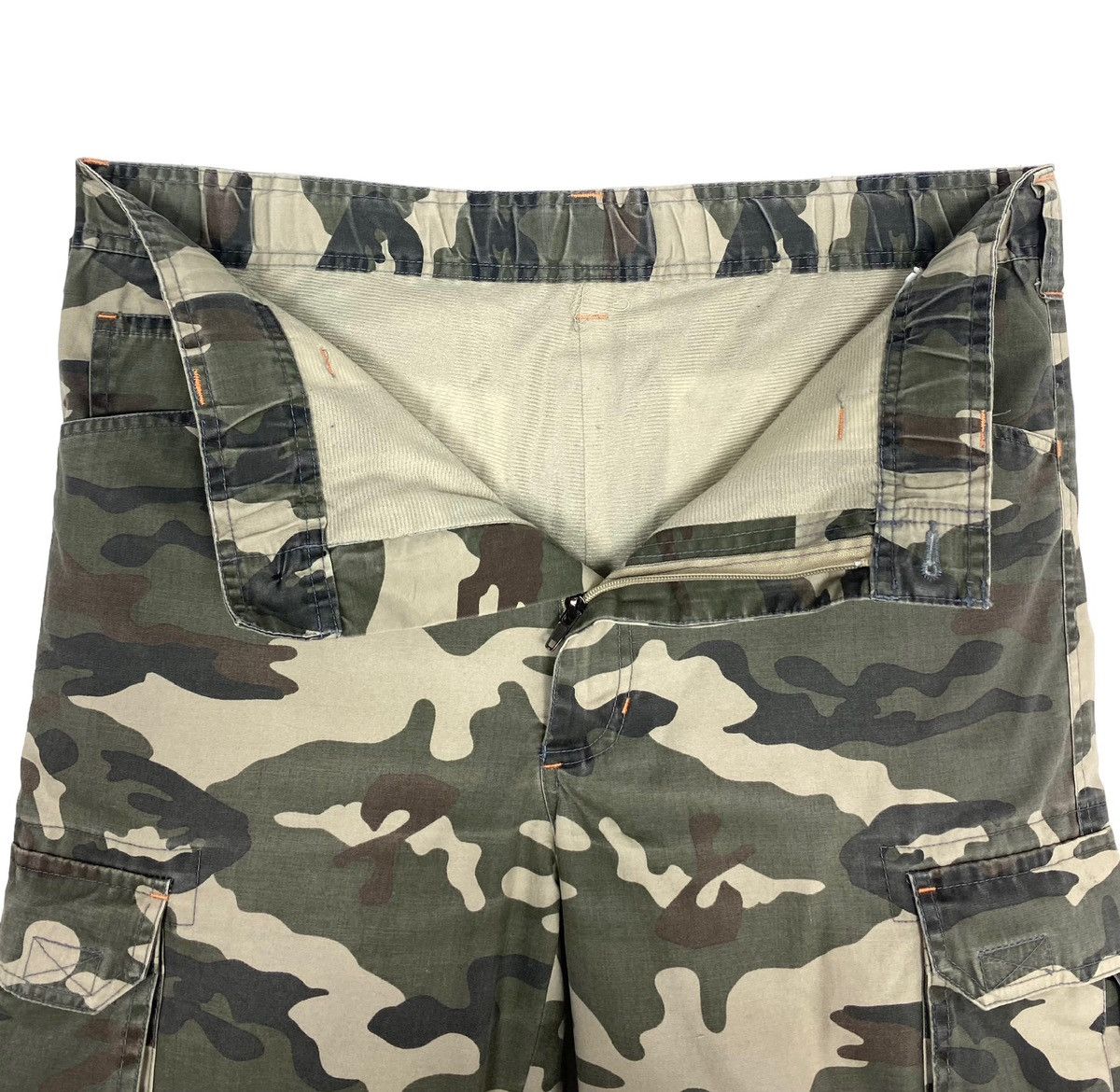 Vintage Rare‼️ Vintage Cargo Camouflage Trousers Size US 37 - 5 Thumbnail