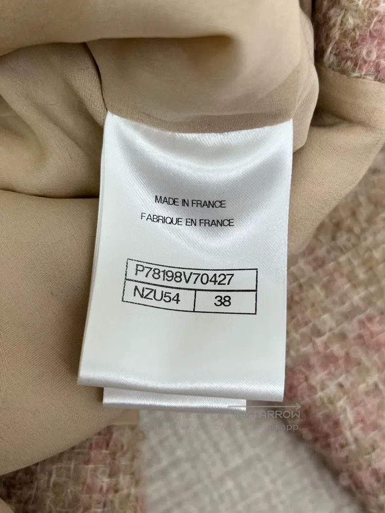 Chanel Chanel Tweed single-breasted plaid long-sleeved pocket lap Size XS / US 0-2 / IT 36-38 - 6 Thumbnail
