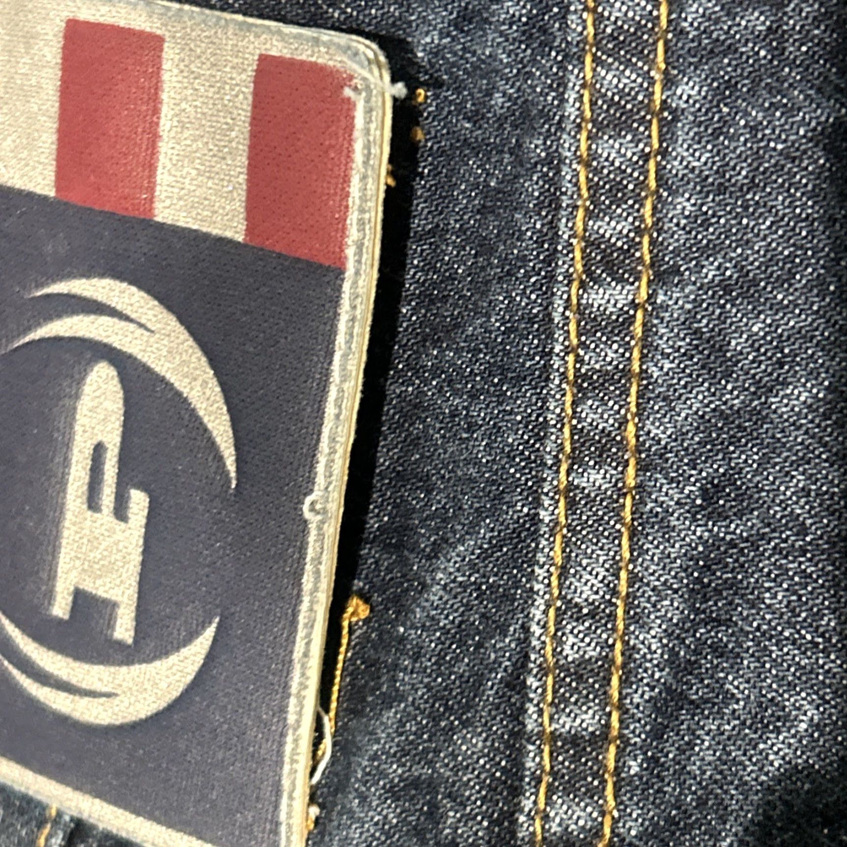 Phat Farm VINTAGE Phat Farm Jeans Baggy 90s Grunge Hip Hop Blue Denim 34x33 Wide-Leg 5-Pocket Mens Size US 34 / EU 50 - 7 Thumbnail