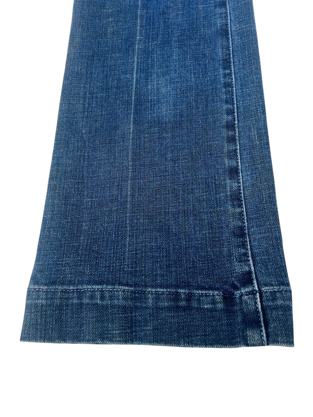 Japanese Brand Bring On The Noise Japan Dirty Muddy Denim Bootcut Jeans Size US 29 - 9 Thumbnail