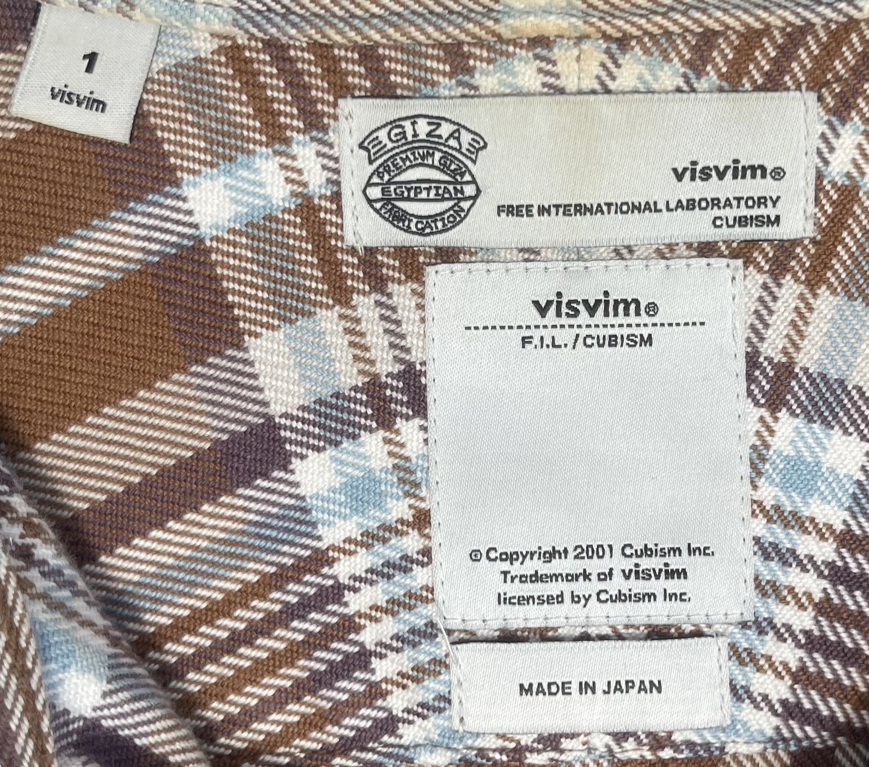 Visvim Visvim Juneau Weld Check L/S (Giza) FW13 Size 1 Size US S / EU 44-46 / 1 - 10 Thumbnail