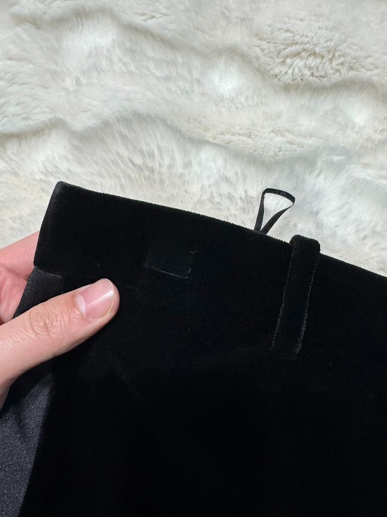 Yves Saint Laurent Saint Laurent size US 46 23 Show Velvet Smoking Pants 2502 Size US 30 / EU 46 - 8 Thumbnail