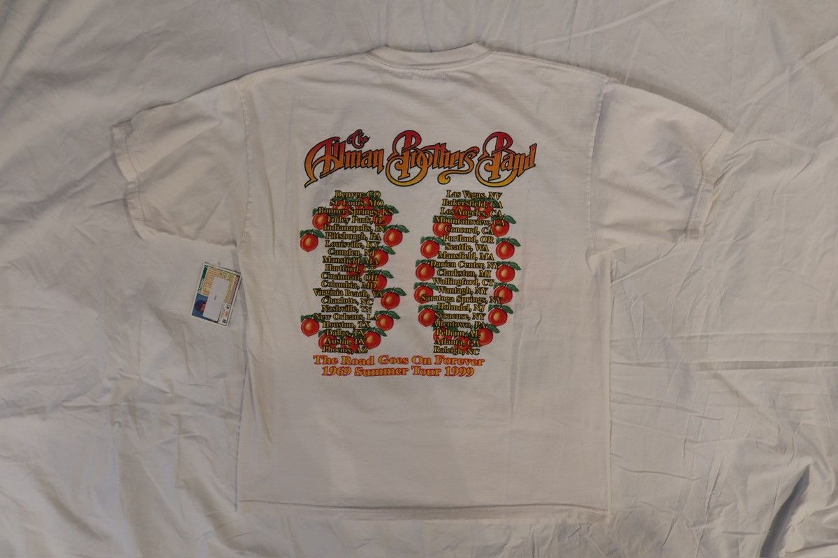 Vintage Allman Brothers Band Tshirt Size US XL / EU 56 / 4 - 11 Thumbnail