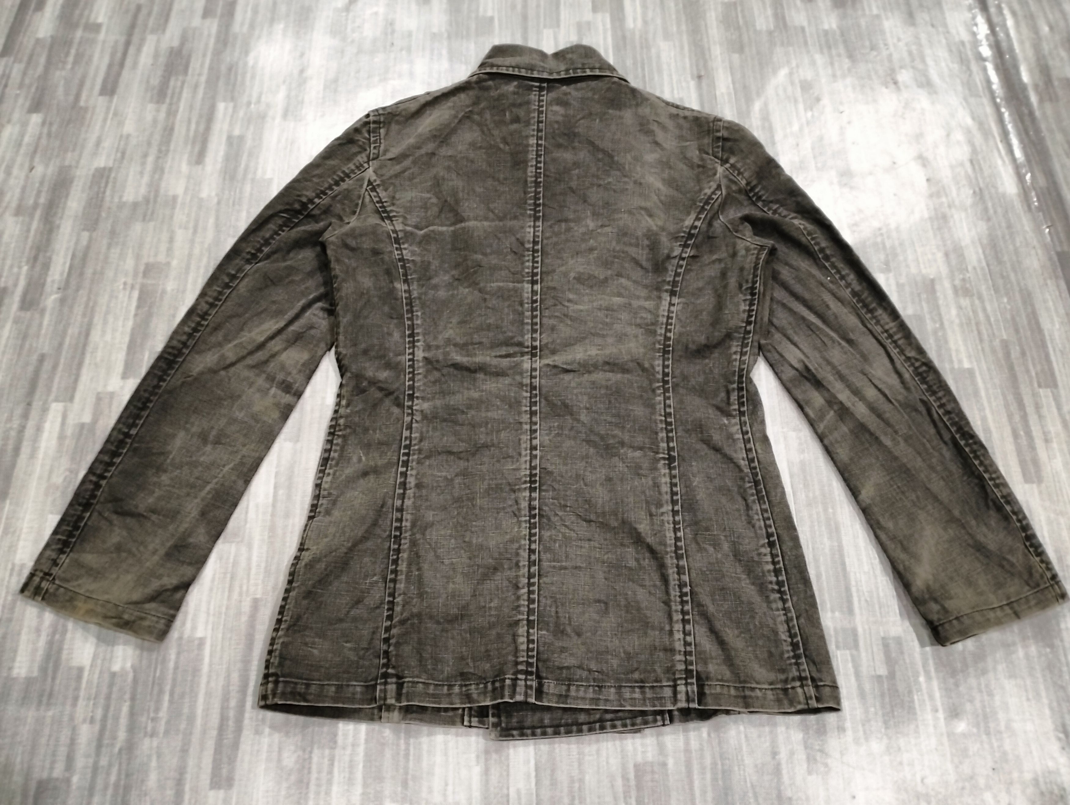 The Difference The Difference Rupert Double Breasted Jacket Stonewash Size US M / EU 48-50 / 2 - 2 Thumbnail