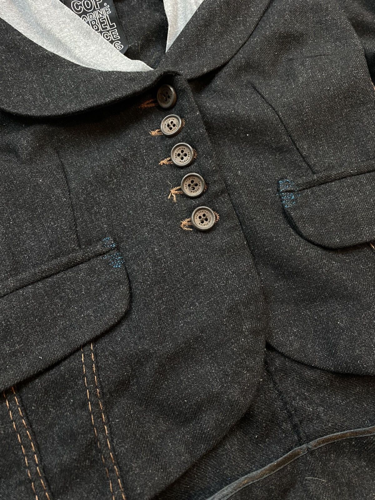 Cop Copine Cop Copine wool jacket Size M (real size XS-S) Size S / US 4 / IT 40 - 4 Thumbnail