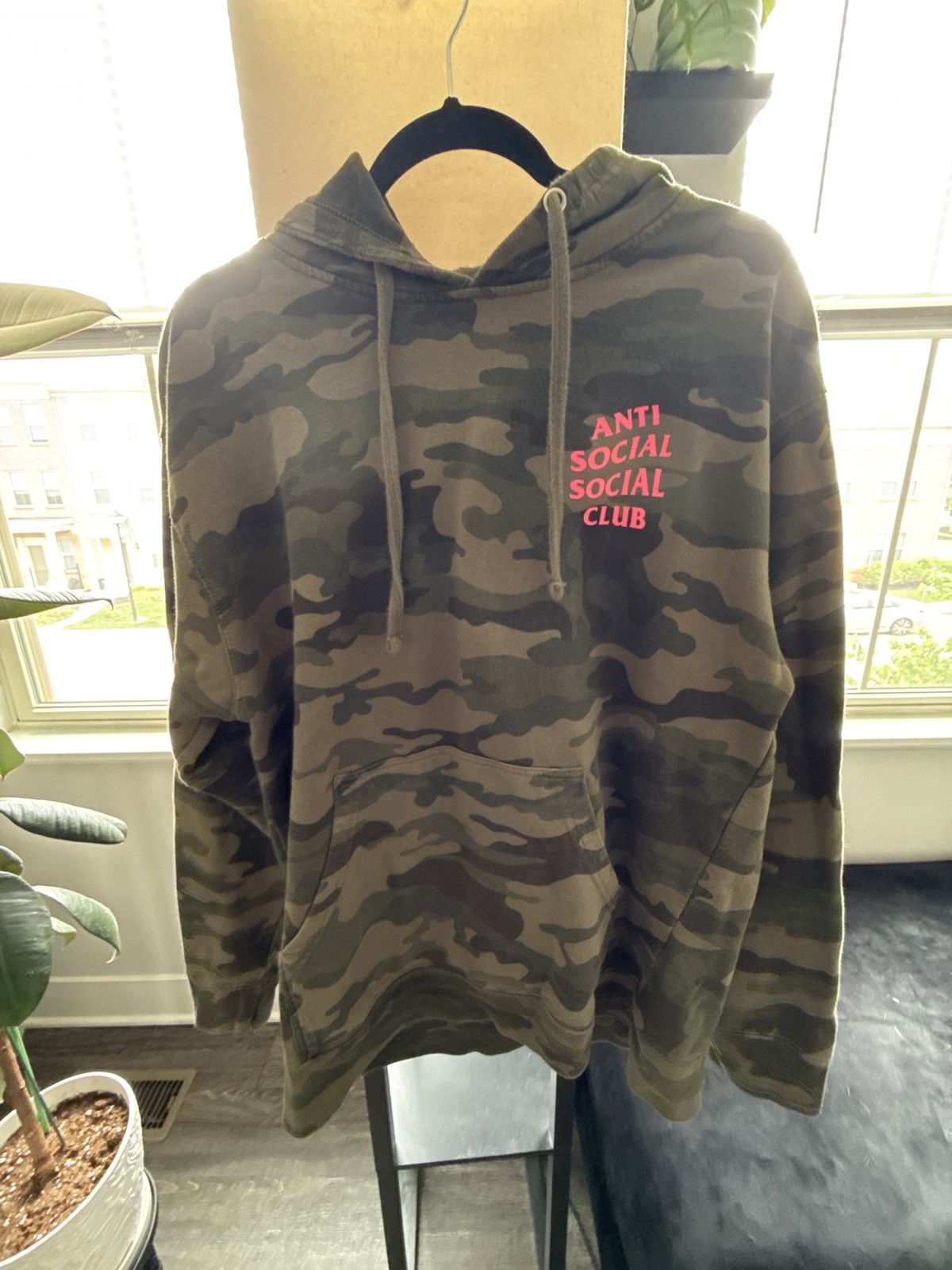 Anti Social Social Club Anti Social Social Club Camo Pink Logo Hoodie Size US L / EU 52-54 / 3 - 2 Thumbnail