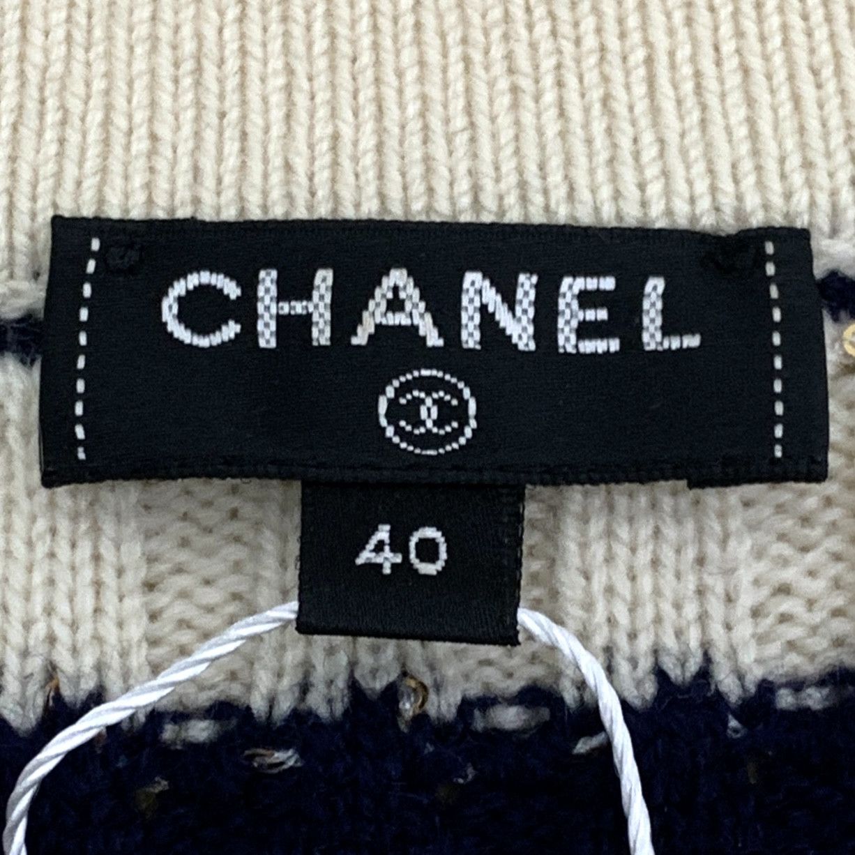 Chanel Chanel Colorblock S Long-Sleeve Cardigan (Size M) Size M / US 6-8 / IT 42-44 - 3 Thumbnail