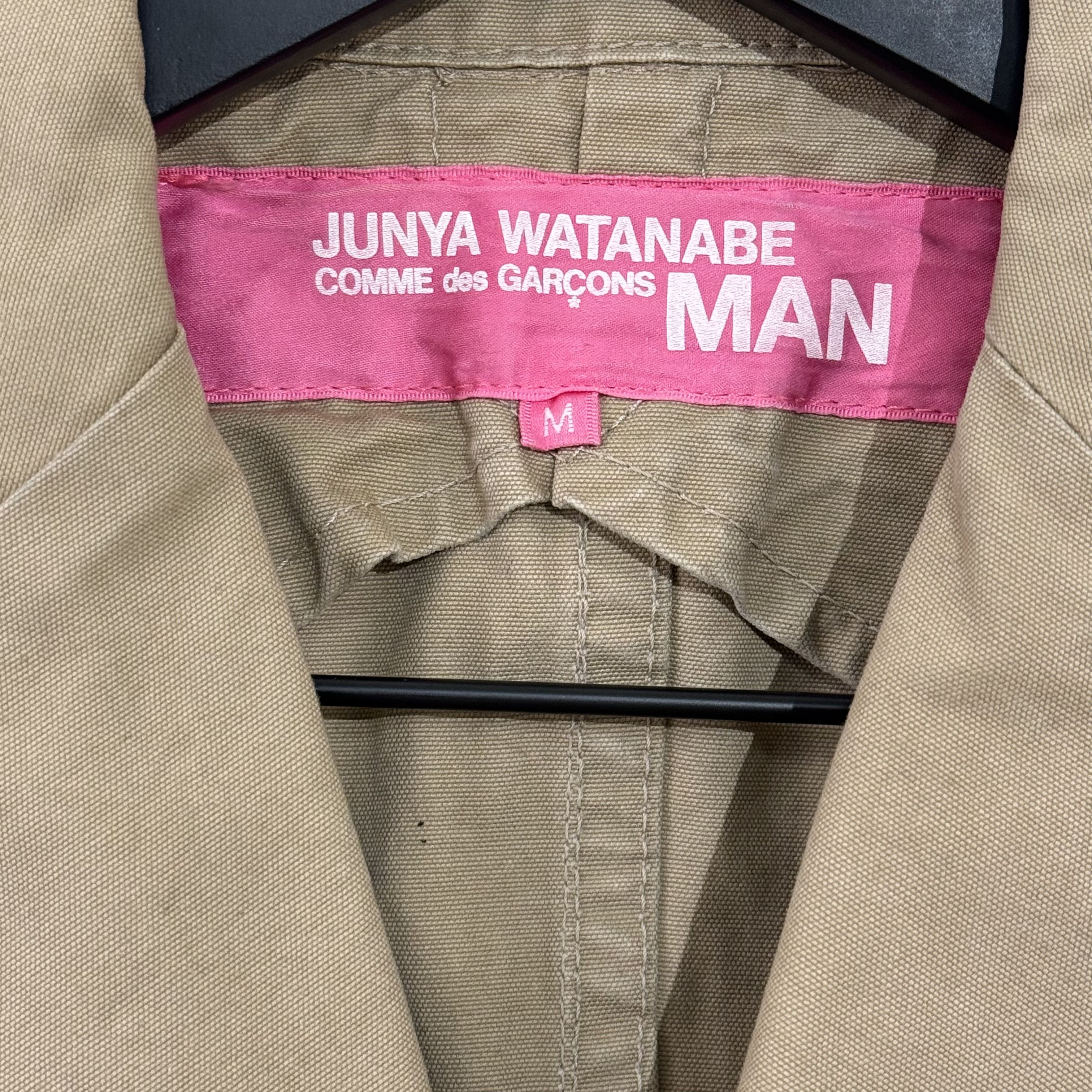 Junya Watanabe Junya Watanabe Man Pink AD2004 Cotton Work Jacket Size US XXS / EU 40 - 3 Thumbnail