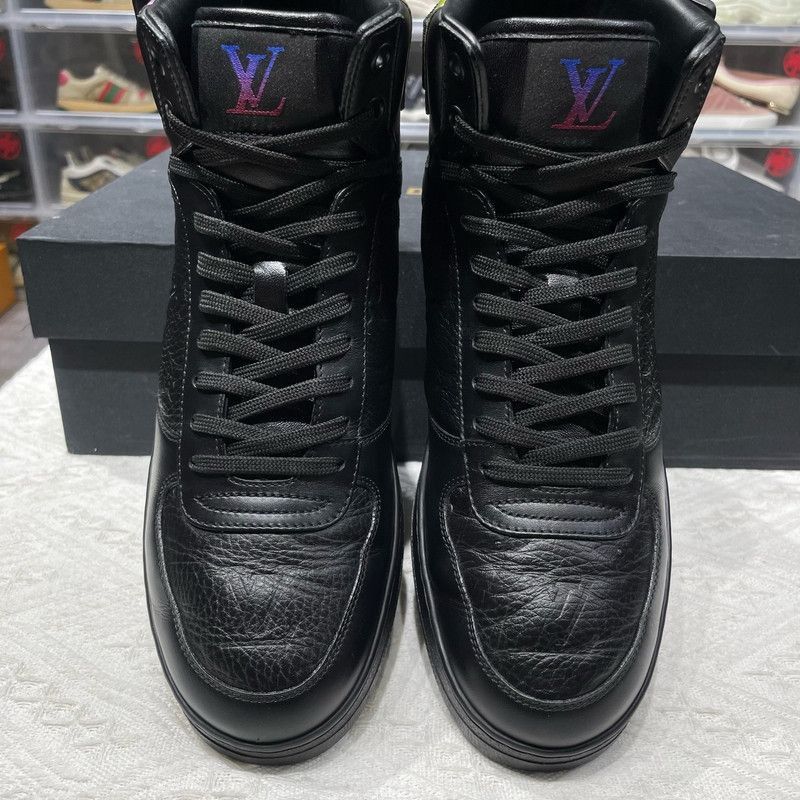 Louis Vuitton Louis Vuitton Rivoli High-Top Fashion Sneakers for Men - Size US 6.5 / EU 39-40 - 4 Thumbnail