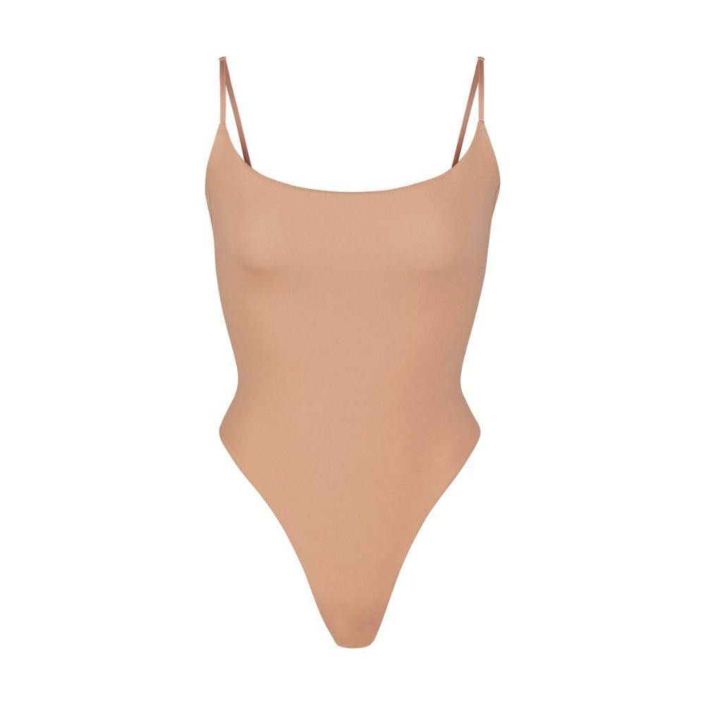 Designer CT584 Skims NWT Fits Everybody Cami Thong Bodysuit Ochre XXS Size XXS / US 00 / IT 34 - 1 Thumbnail