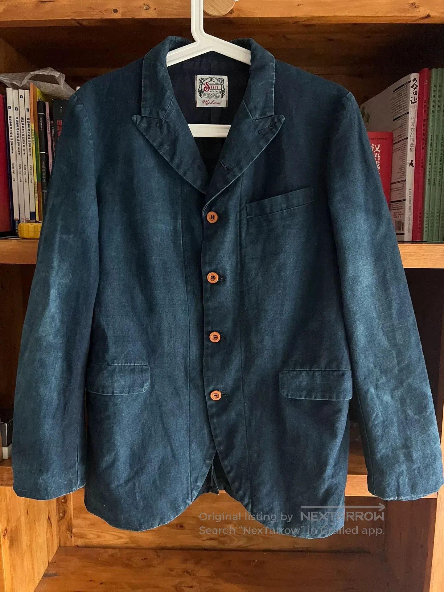 Visvim vintage blue dyed cotton linen blazer. Size US M / EU 48-50 / 2 - 1 Thumbnail