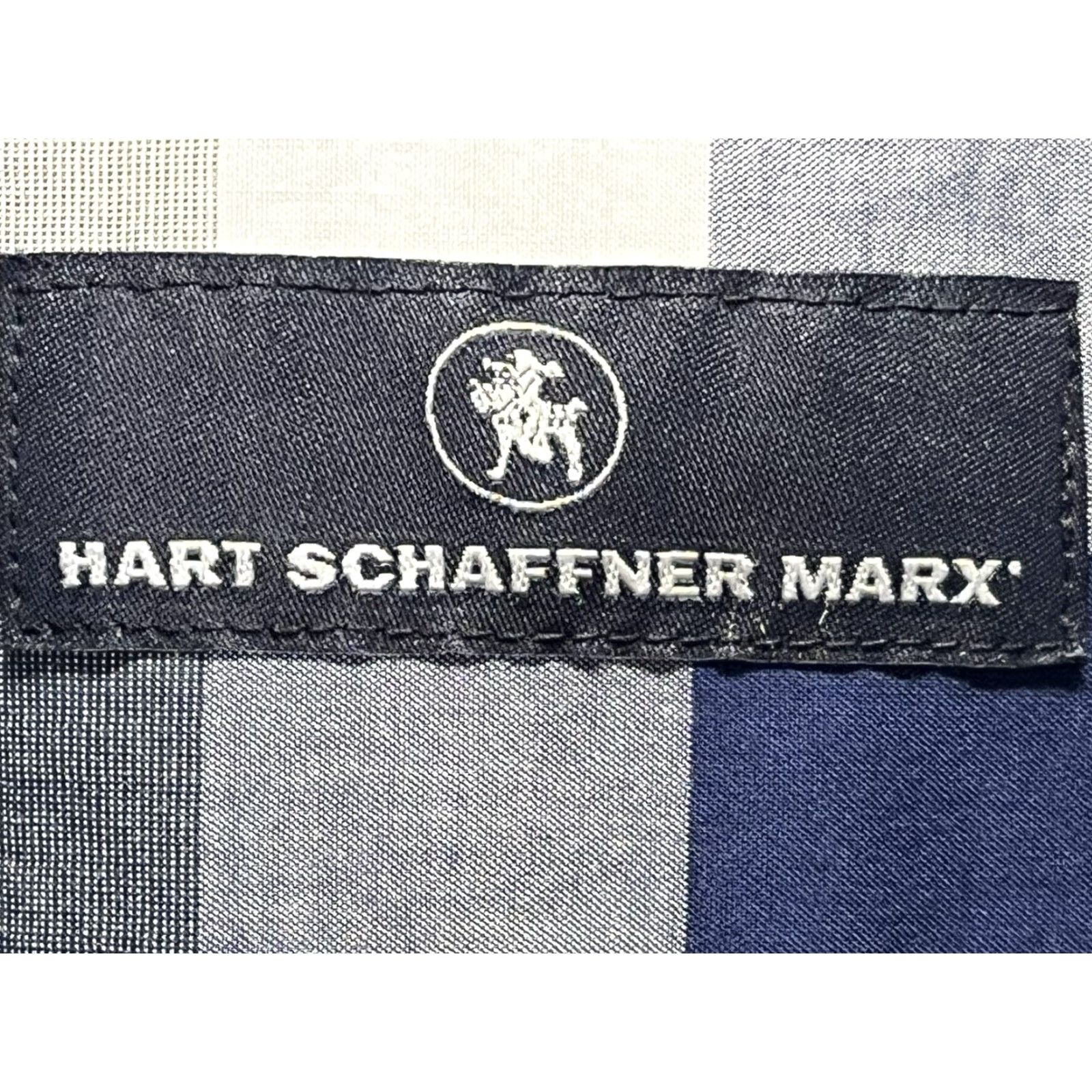Hart Schaffner Marx Hart Schaffner Marx Long-Sleeve Shirt 3XLT Big & Tall Mens Check Pattern Button-Up Casual Shirt Size US XXL / EU 58 / 5 - 5 Thumbnail
