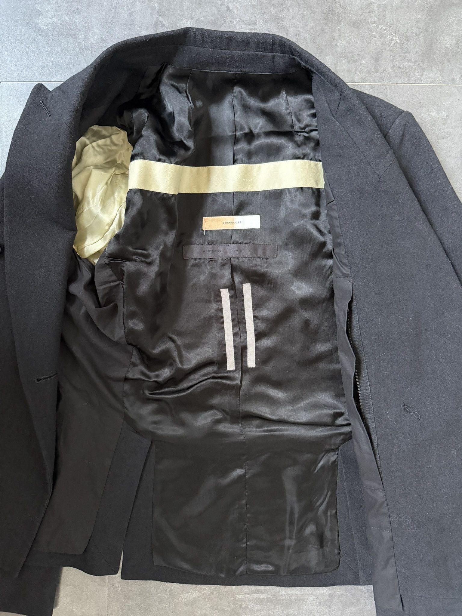 Rick Owens F/W 16 "MASTODON" Wool & Linen Runway JMF Blazer Rick Owens Size US M / EU 48-50 / 2 - 13 Thumbnail