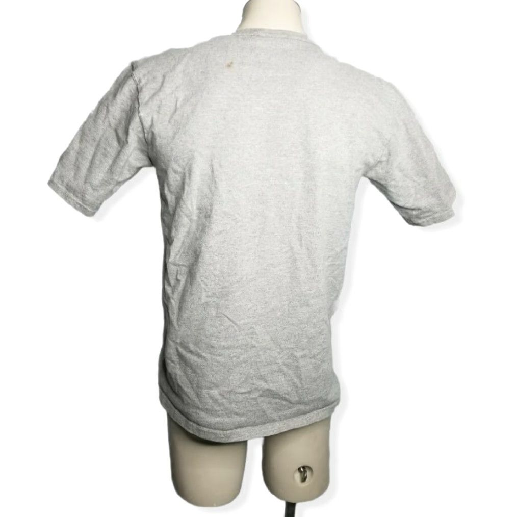 Champion Champion Men’s Gray Distressed T-Shirt M - Triple Spell Out - Crew Neck - Regular Fit Size US M / EU 48-50 / 2 - 2 Thumbnail