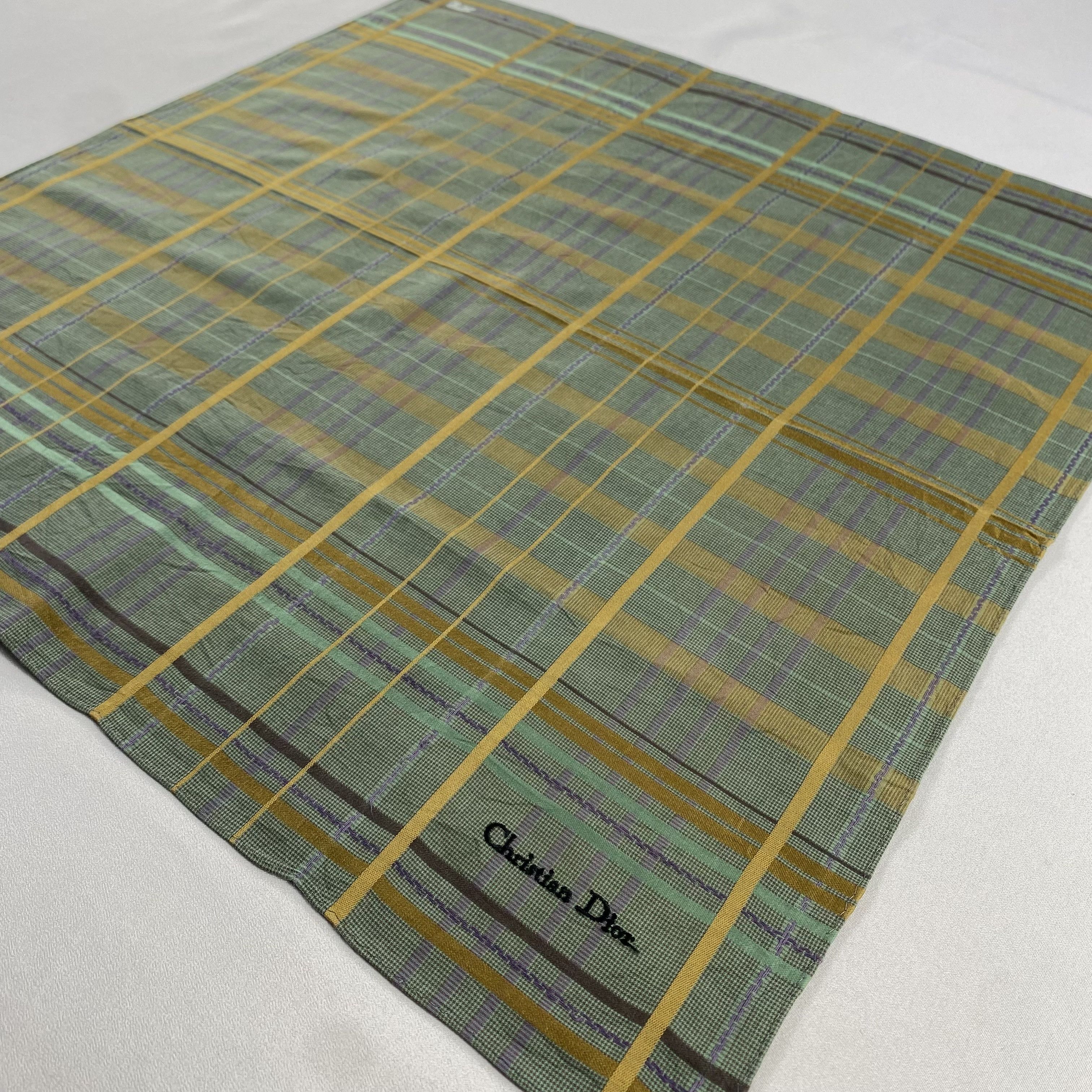 Vintage Christian Dior Monsieur Handkerchief / Neckerchief-P1631 Size ONE SIZE - 2 Thumbnail