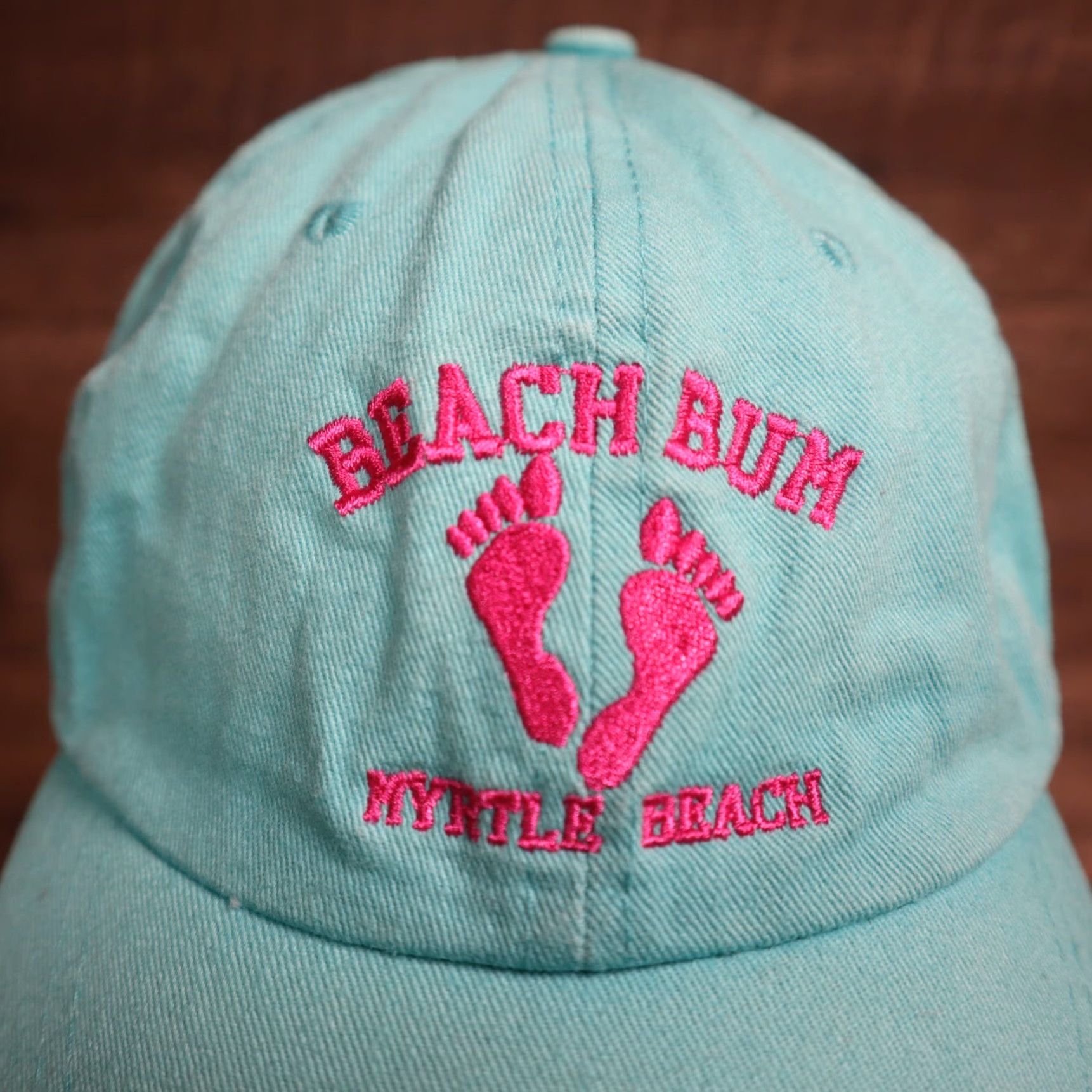 Vintage Myrtle Beach SC South Carolina Adjustable Baseball Hat Cap Strapback Green - Baseball Cap - Women - Adjustable - Green - Myrtle Beach - Hat Size ONE SIZE - 2 Thumbnail