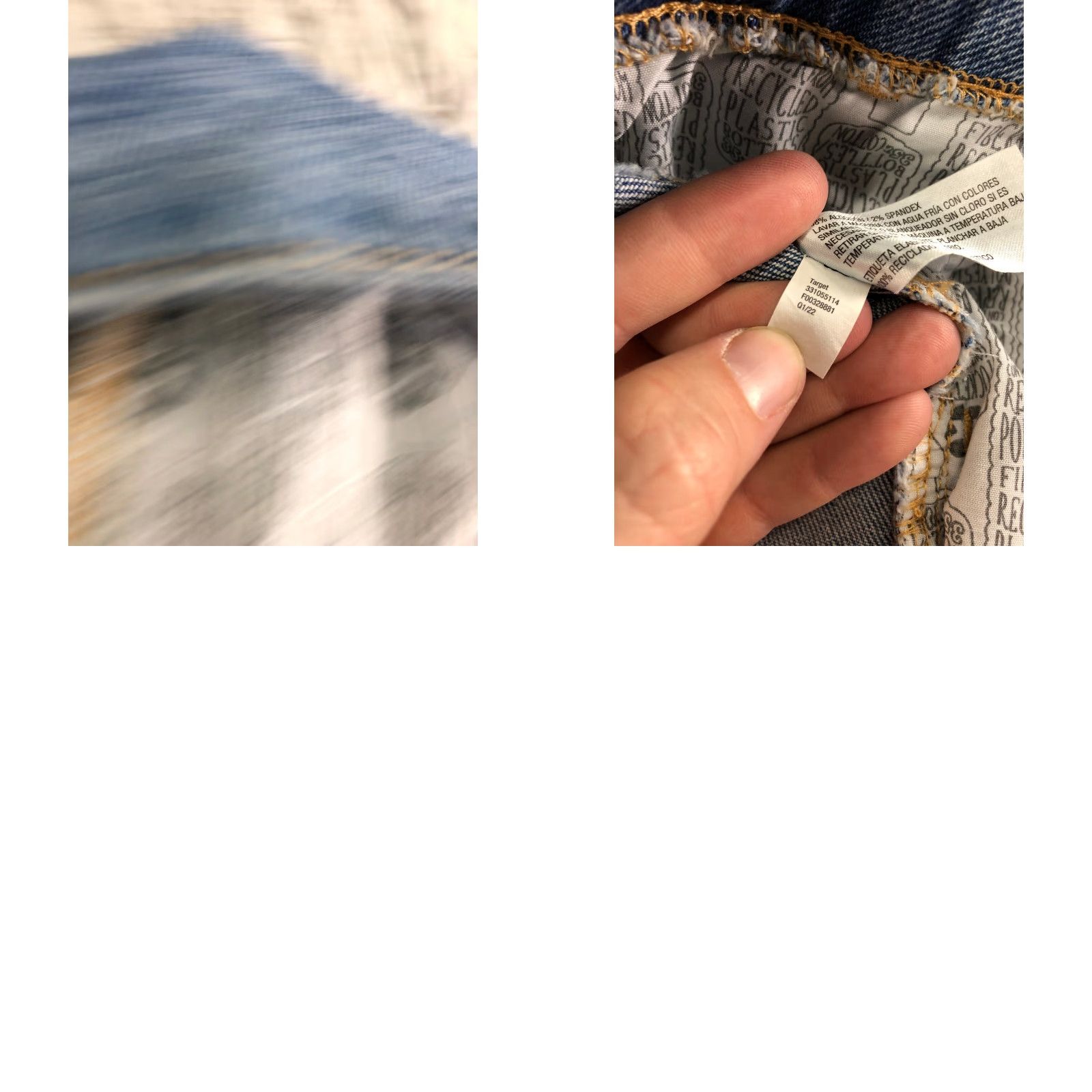 Vintage Wild Fable Highest Rise A-Line Womens Size 12 Blue Jean Shorts Size 34" / US 12 / IT 48 - 8 Thumbnail