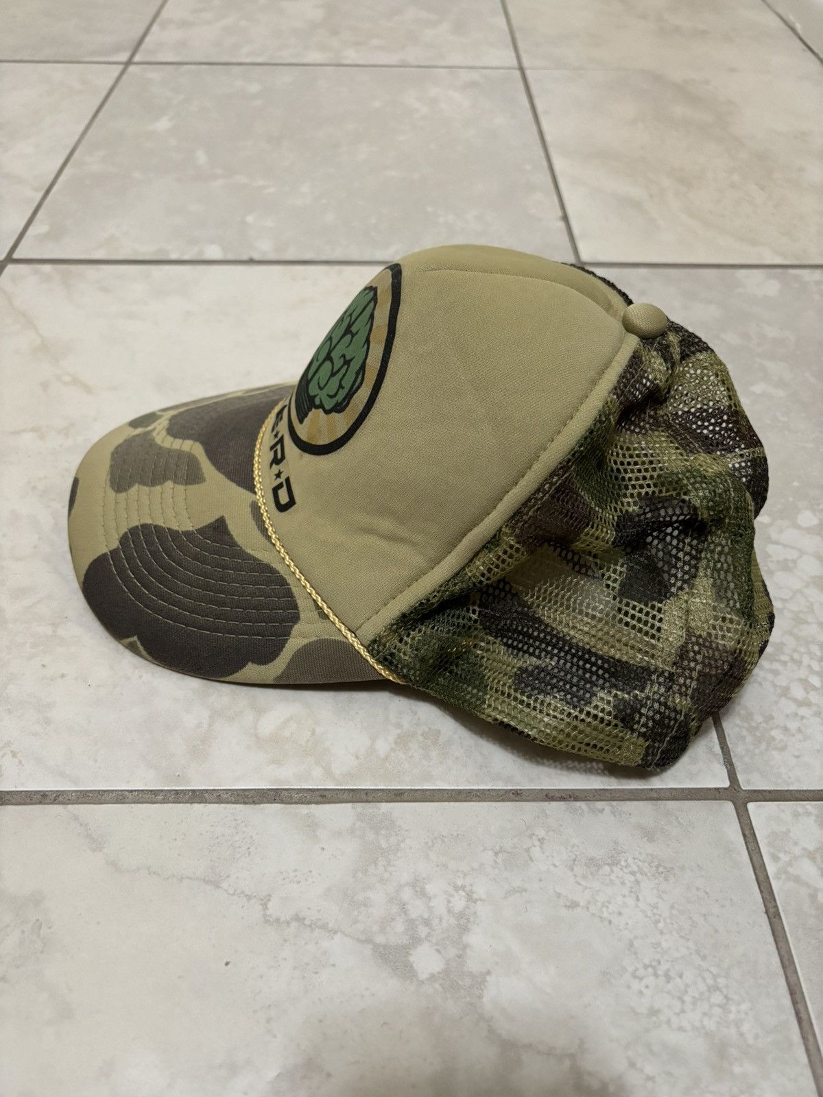 Pharrell Rare authentic vintage 2001 NERD Pharrell camo trucker hat Size ONE SIZE - 7 Thumbnail