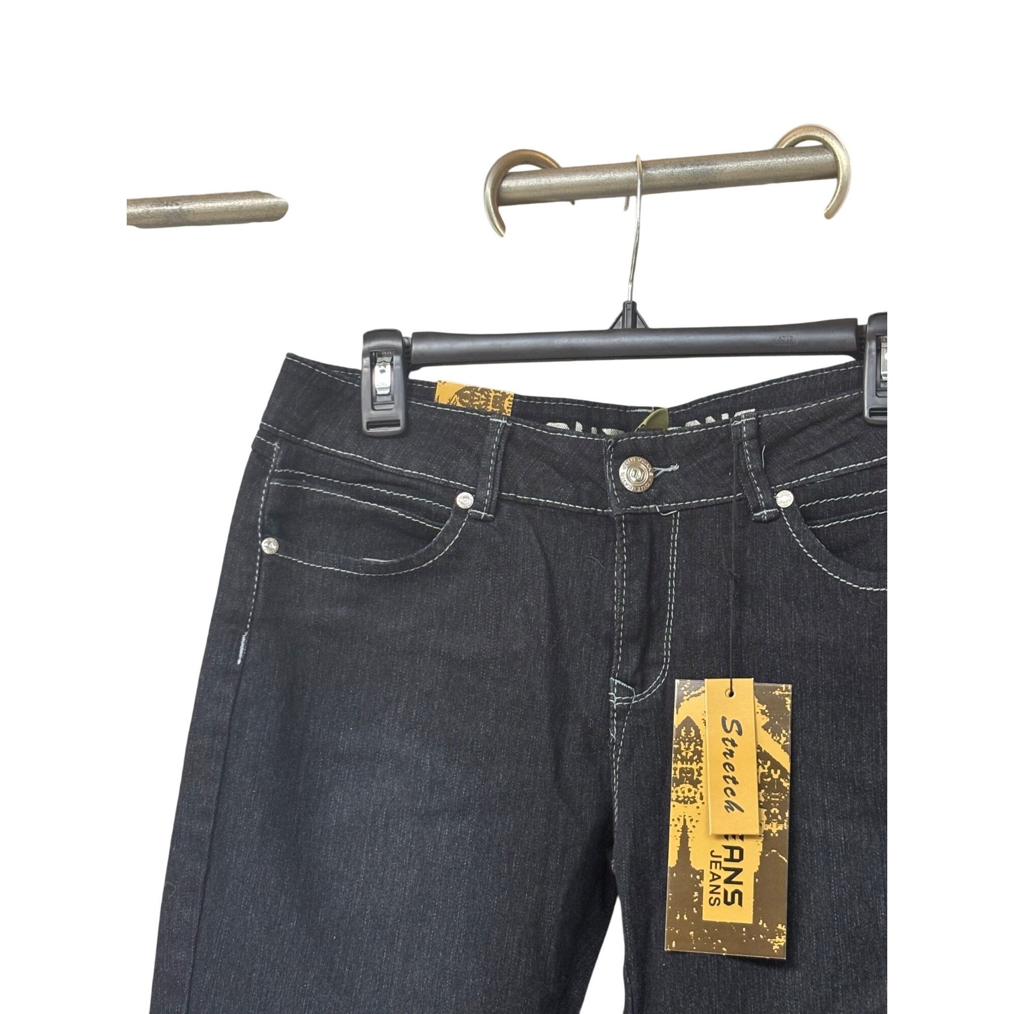 Other Out Jeans Women’s Dark Wash Stretch Skinny Jeans (Jeggings), Size 30" / US 8 / IT 44 - 12 Thumbnail