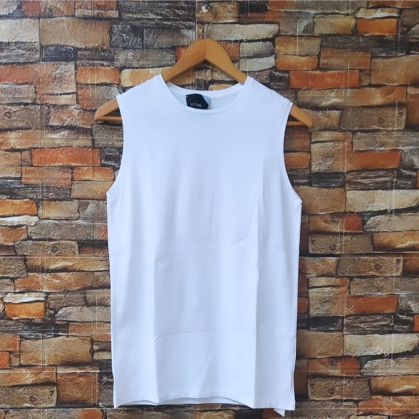ATON × Japanese Brand ATON FRESCA TANKTOP Size M / US 6-8 / IT 42-44 - 2 Thumbnail