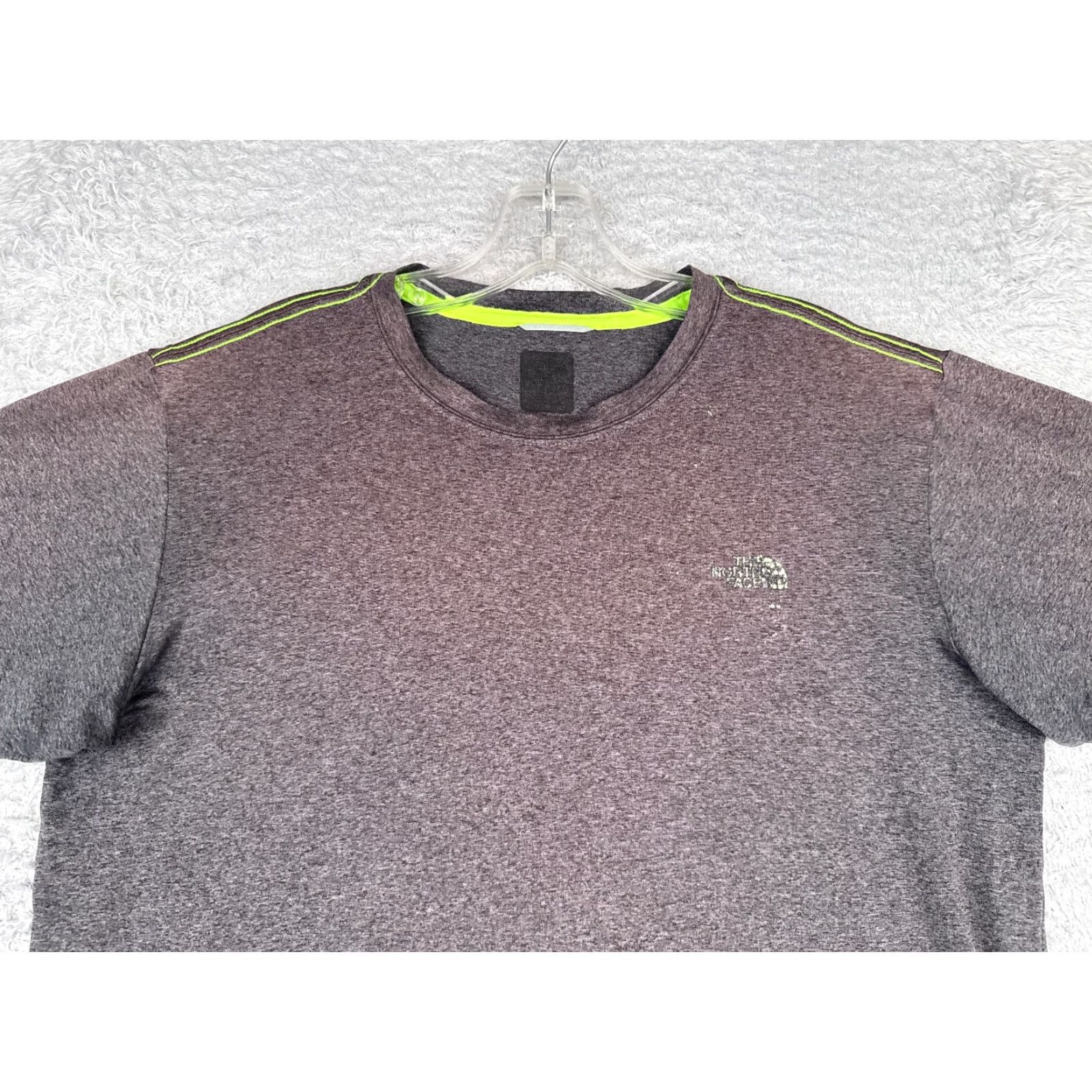 The North Face The North Face Shirt Men Medium Gray Short Sleeve Crew Polyester Vaporwick READ Size US M / EU 48-50 / 2 - 4 Thumbnail