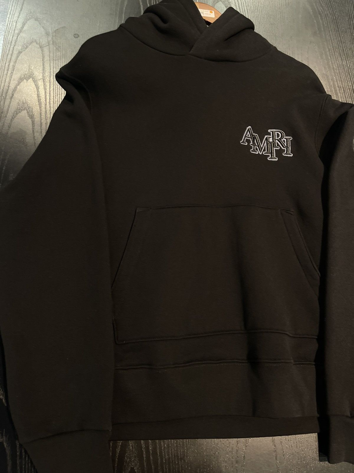 Amiri Size L - Amiri Appliqué Logo Hoodie in Black Size US L / EU 52-54 / 3 - 2 Thumbnail