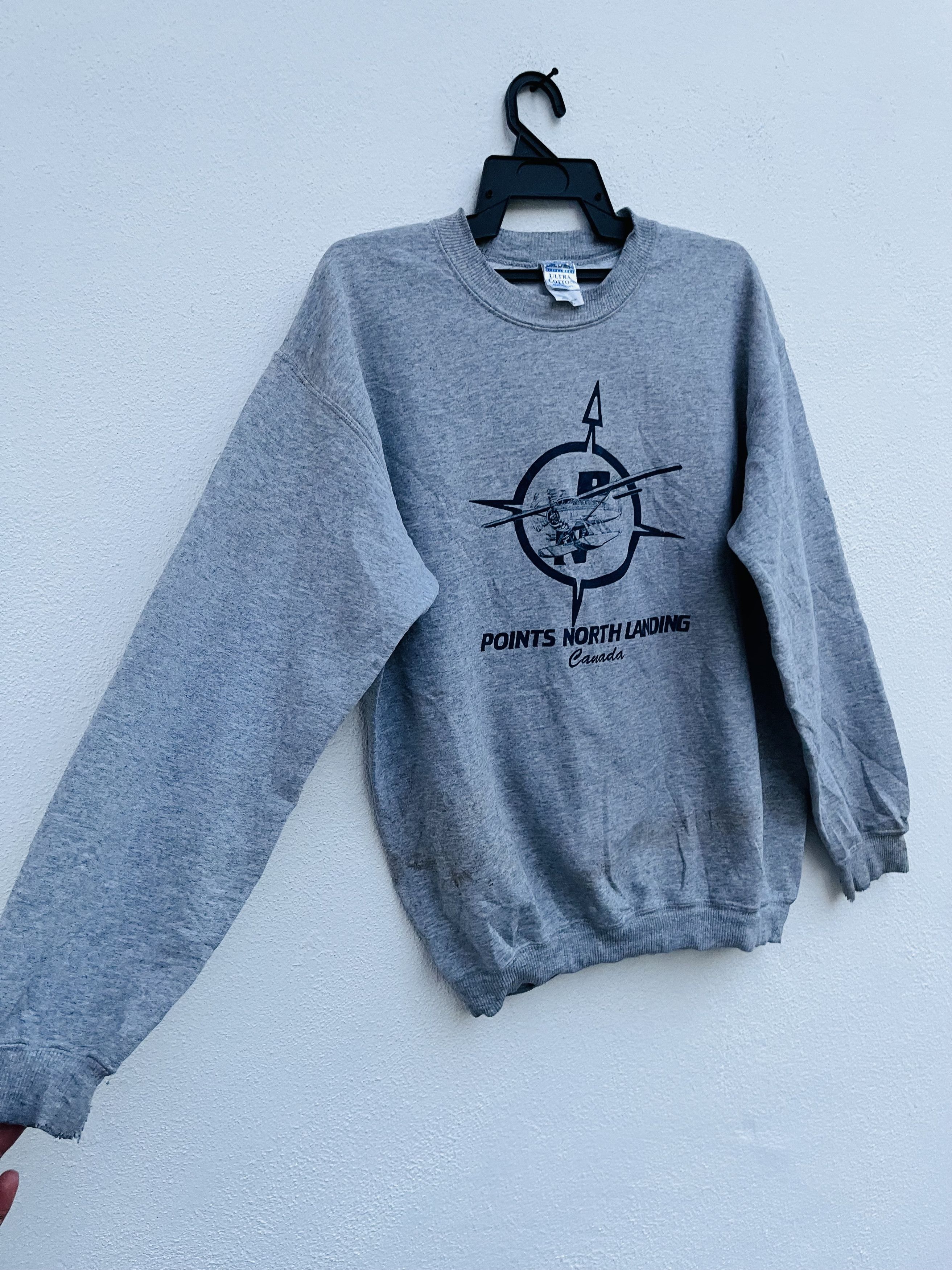Japanese Brand × Vintage Vintage Points North Landing Canada Streetwear Style Size US M / EU 48-50 / 2 - 4 Thumbnail