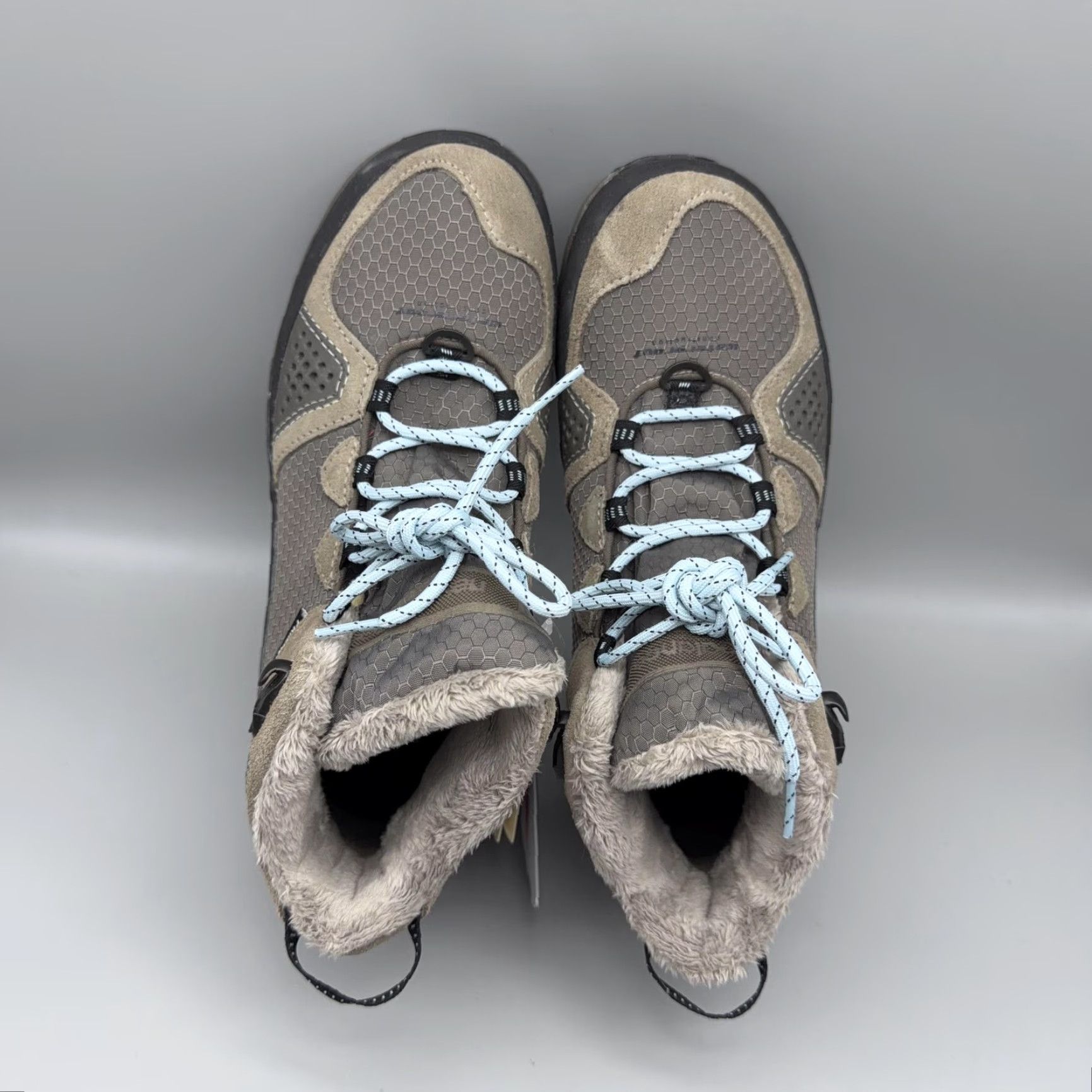 New Balance New Balance Boots Womens 7 Gray Primaloft Vibram Faux Fur Winter Hiking Boots Size US 5 / IT 35 - 7 Thumbnail