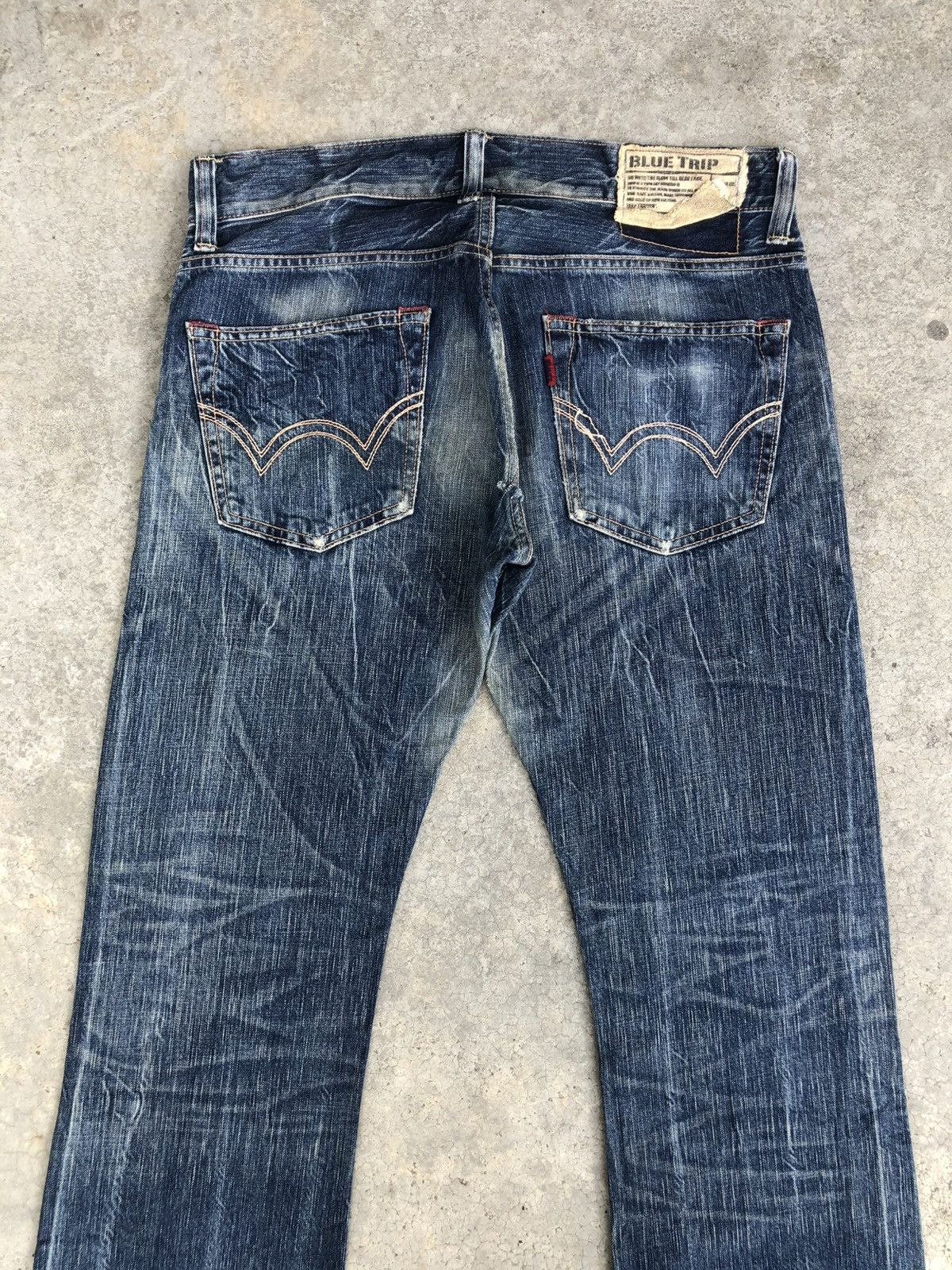 If Six Was Nine Japanese Edwin Flared Jeans Distressed Jeans Size US 34 / EU 50 - 8 Thumbnail