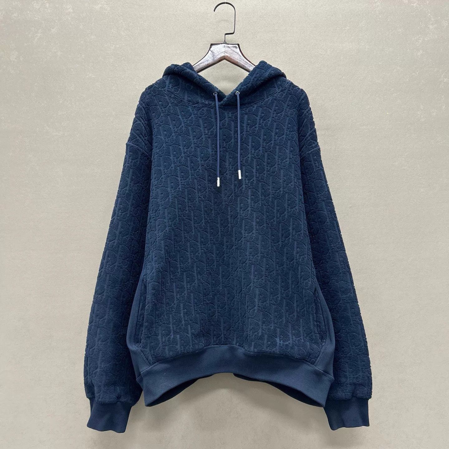 Dior DIOR 99 New Full Logo Towel Ribbed Hoodie XL Size US L / EU 52-54 / 3 - 1 Thumbnail
