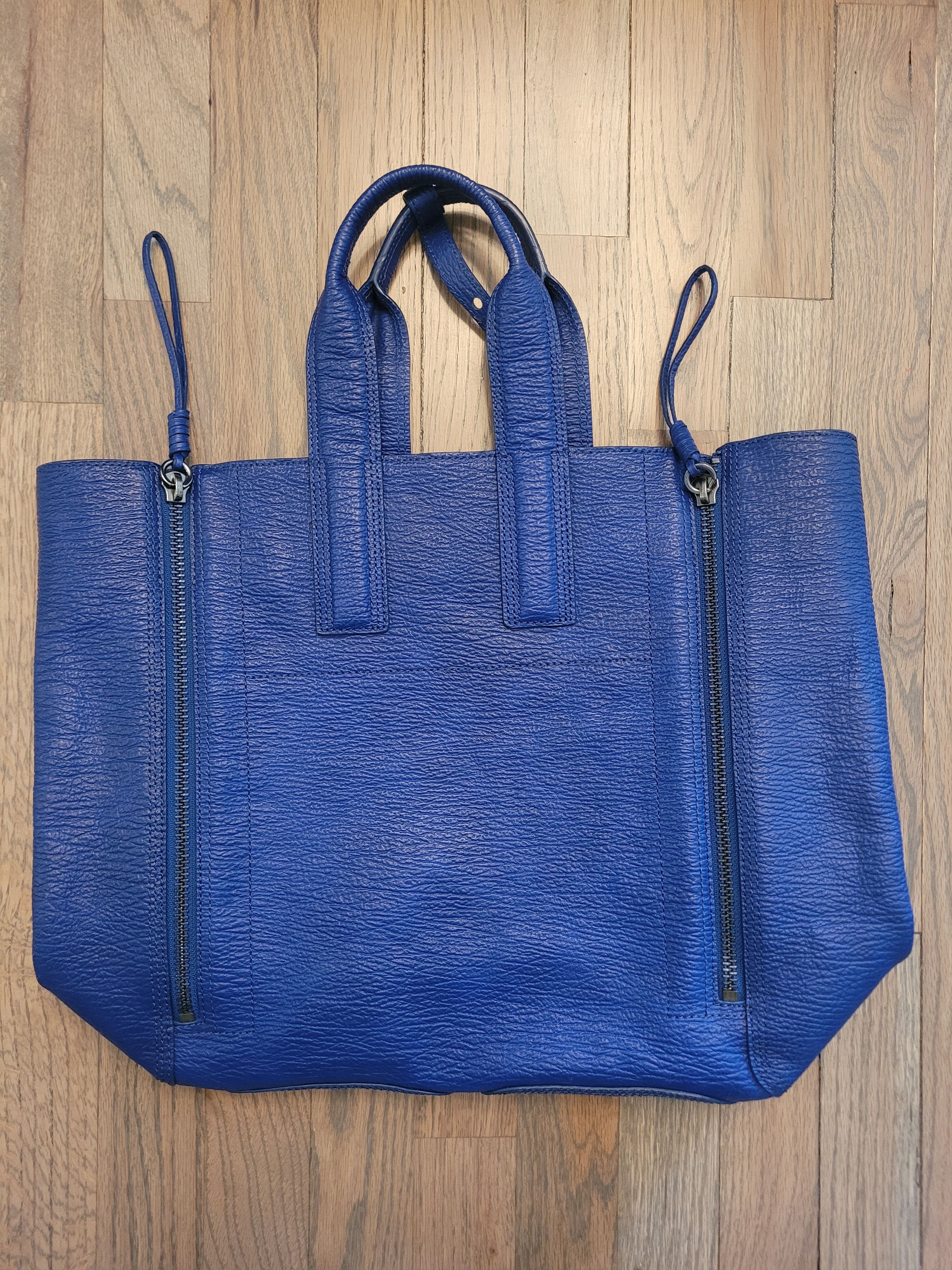 3.1 Phillip Lim 3.1 Phillip Lim Pashli Tote leather bag - cobalt blue Large Size ONE SIZE - 2 Thumbnail