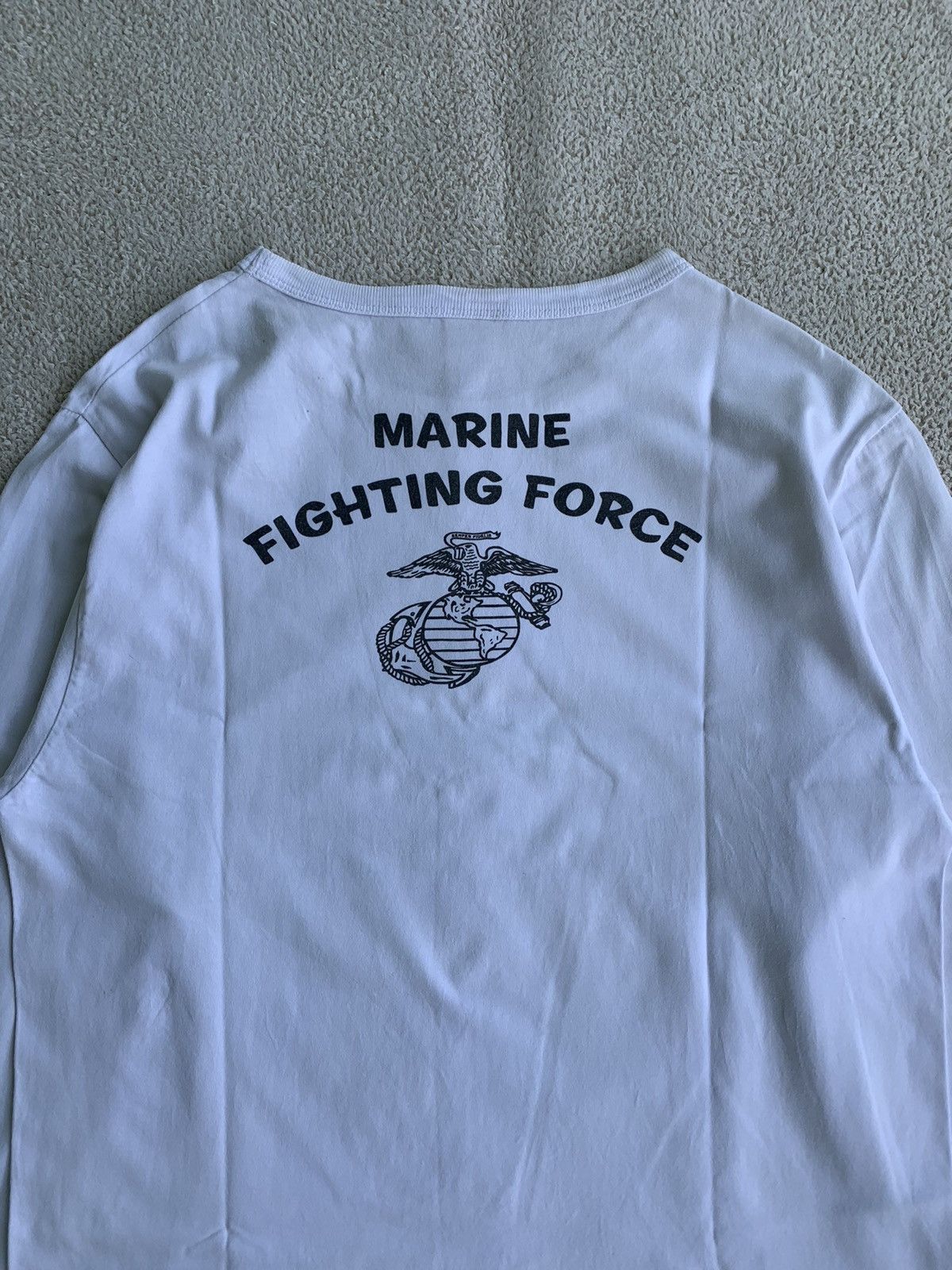 vtg Buzz Rickson Marine Fighting Force Long Sleeve
