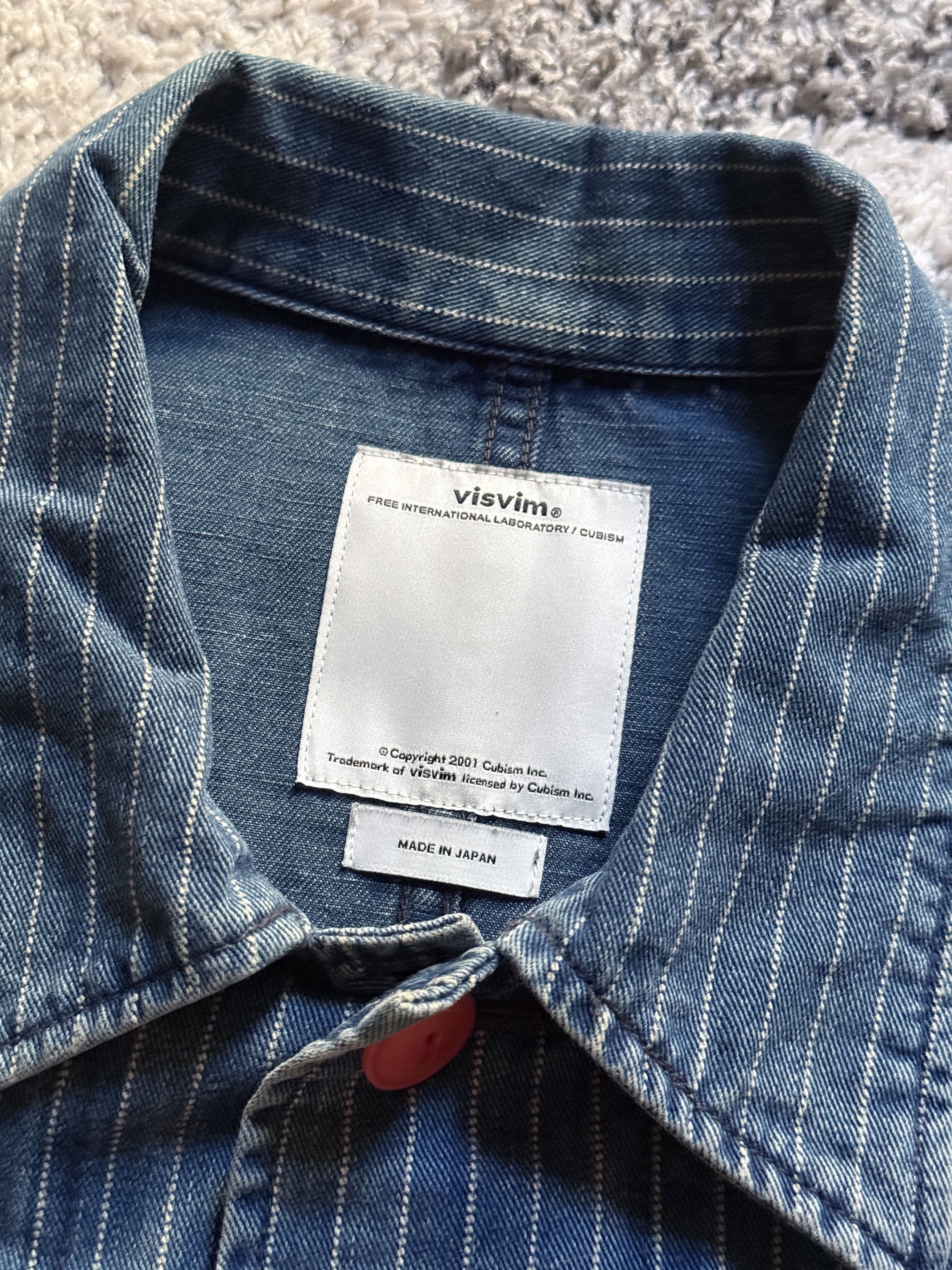 Visvim Wabash Stripe Denim Coverall Jacket SS15 Size US S / EU 44-46 / 1 - 8 Thumbnail