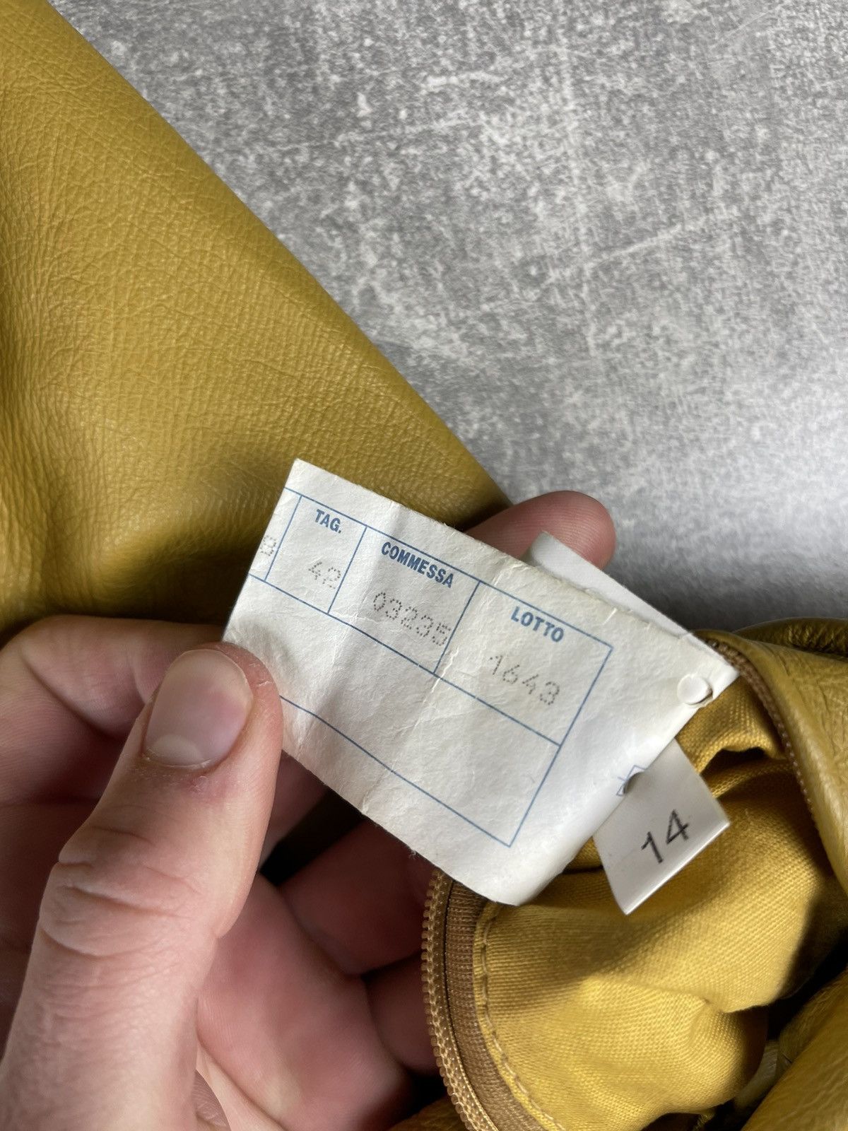 Genuine Leather × Mandelli Enrico Mandelli Leather Yellow Jacket Coat Size M / US 6-8 / IT 42-44 - 15 Thumbnail