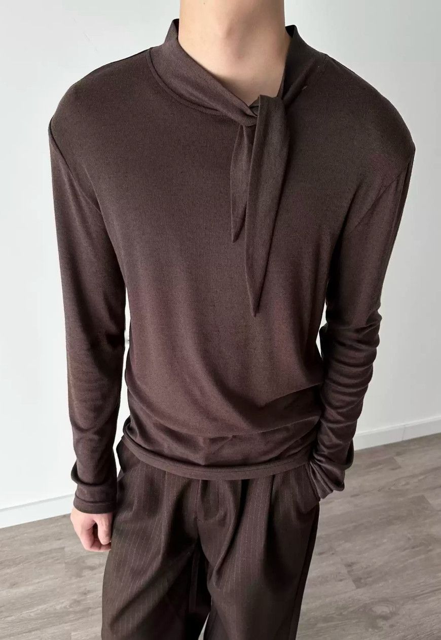 Other Men’s Drawstring Stand Collar Tee Size US M / EU 48-50 / 2 - 4 Thumbnail