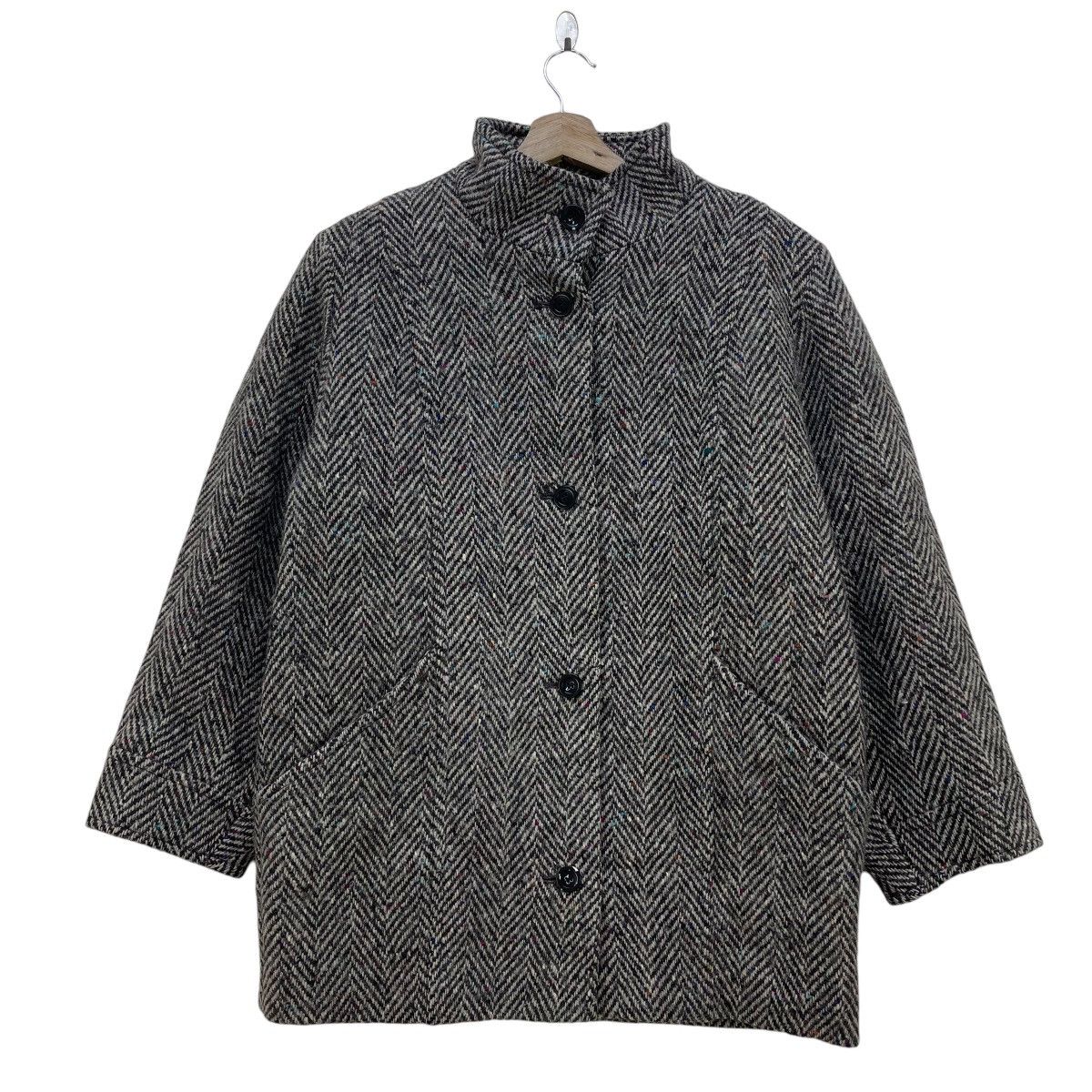 Designer Herringbone Knit Jacket