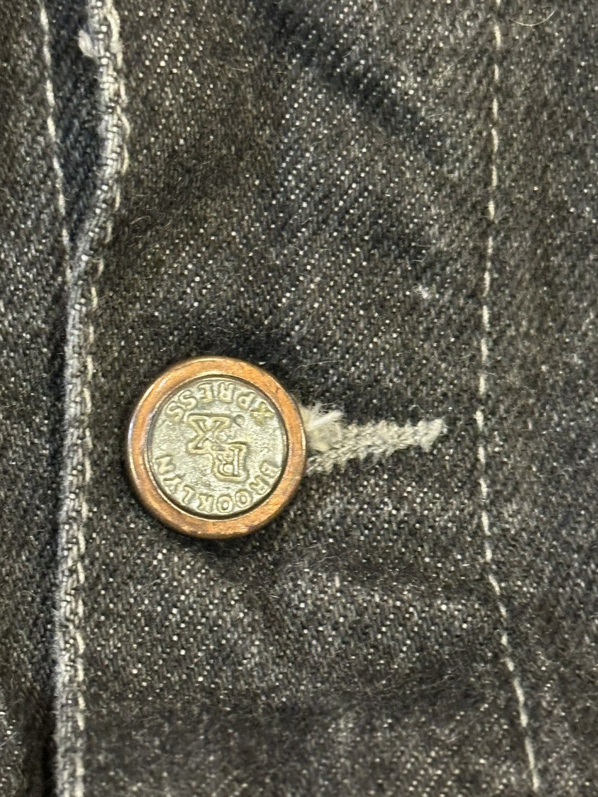 Other × Vintage Xpress Collection Tactical Black Denim Jacket Size US L / EU 52-54 / 3 - 4 Thumbnail