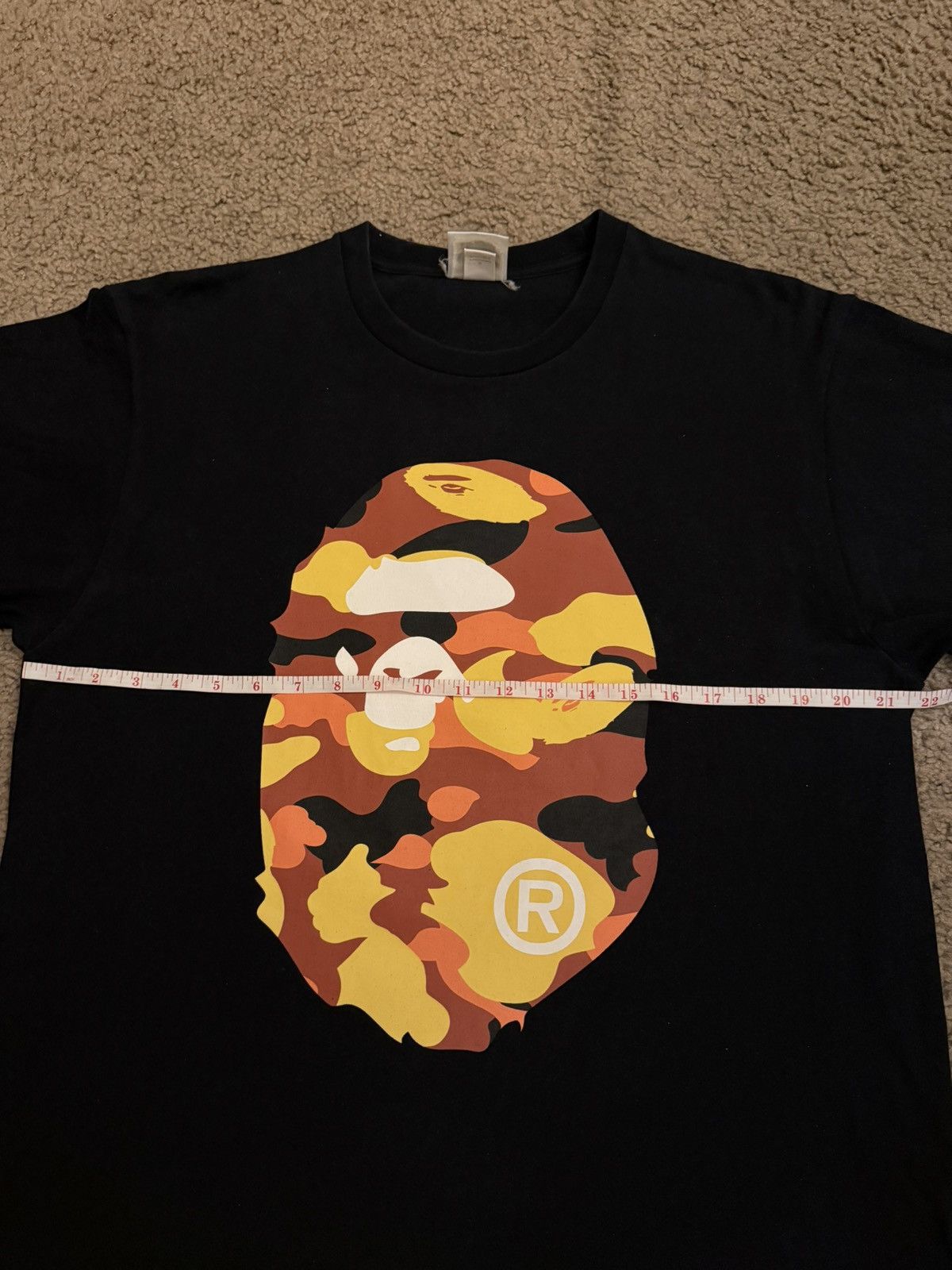Bape Bape 1st Camo Big Ape Head Tee (L) Size US XL / EU 56 / 4 - 14 Thumbnail