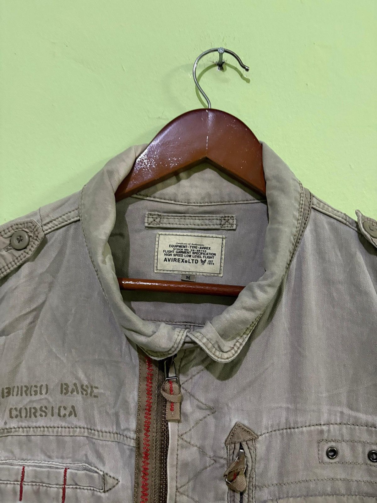 Avirex VTG Avirex Zipper Shirt Single pocket Military Fashion Size US M / EU 48-50 / 2 - 12 Thumbnail