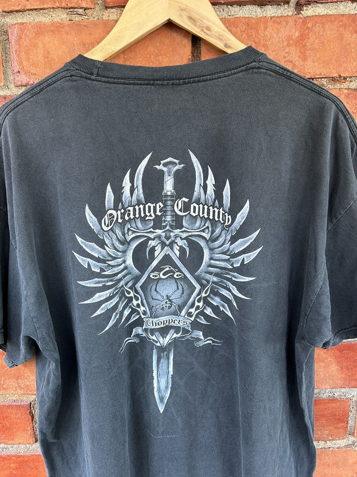 West Coast Choppers RARE VINTAGE CHOPPERS ORANGE COUNTRY TEES Size US XL / EU 56 / 4 - 5 Thumbnail